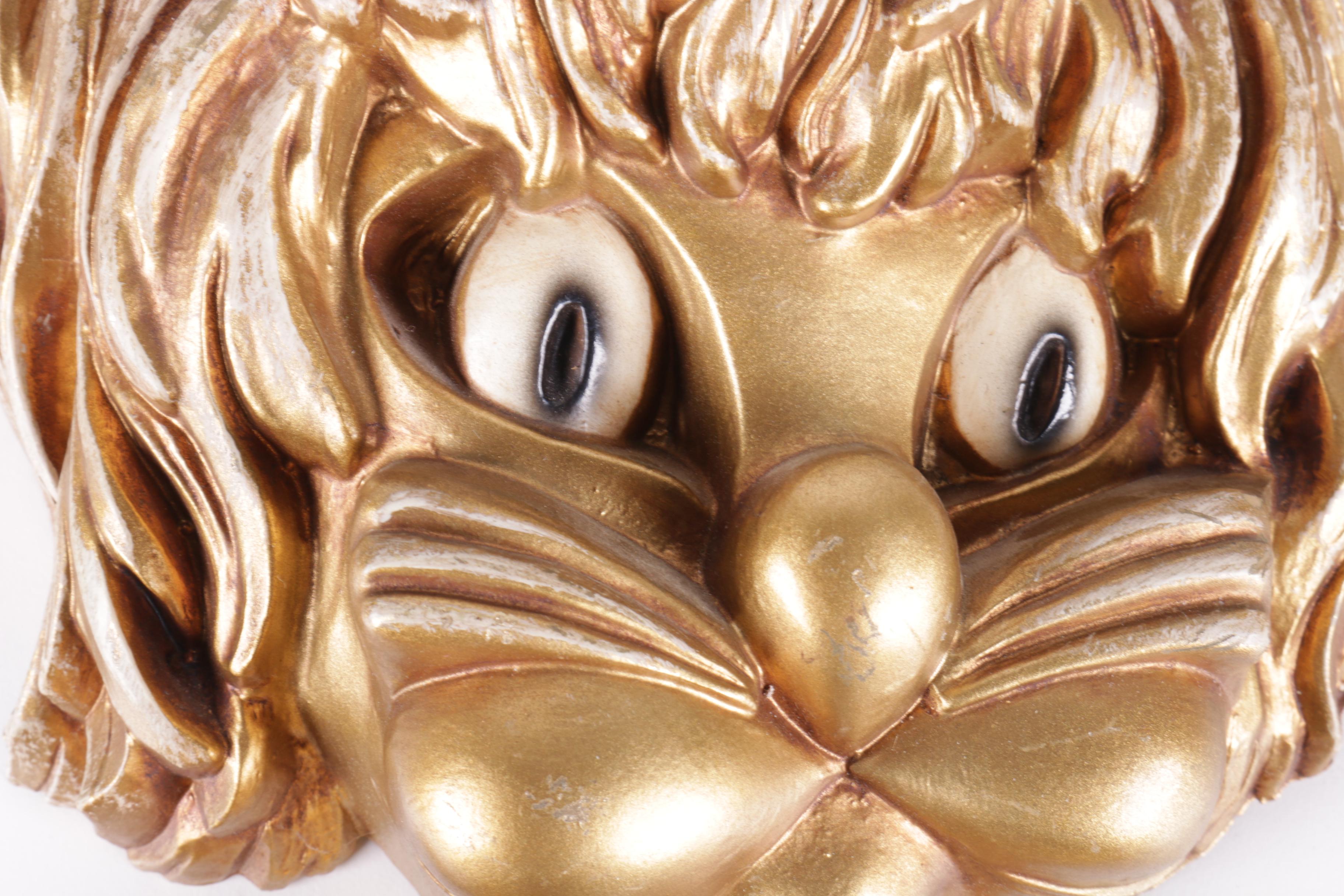 Homco Decorative Wall Hanging Lions