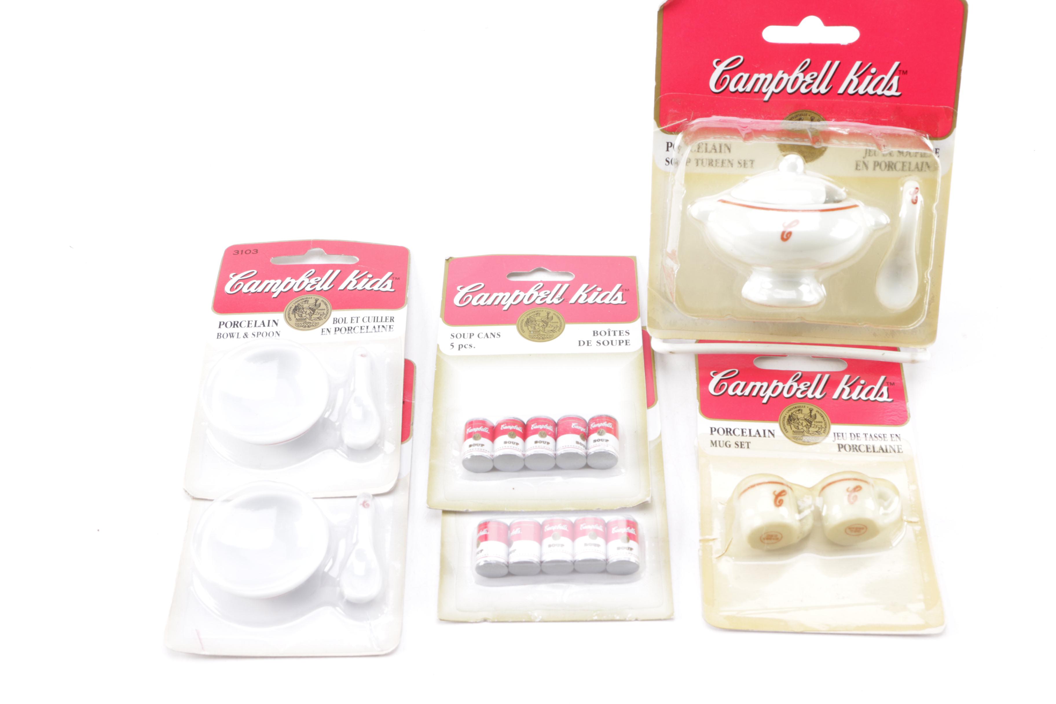 1980s Girl Scout Brownie Sash and Campbell Kids Toys