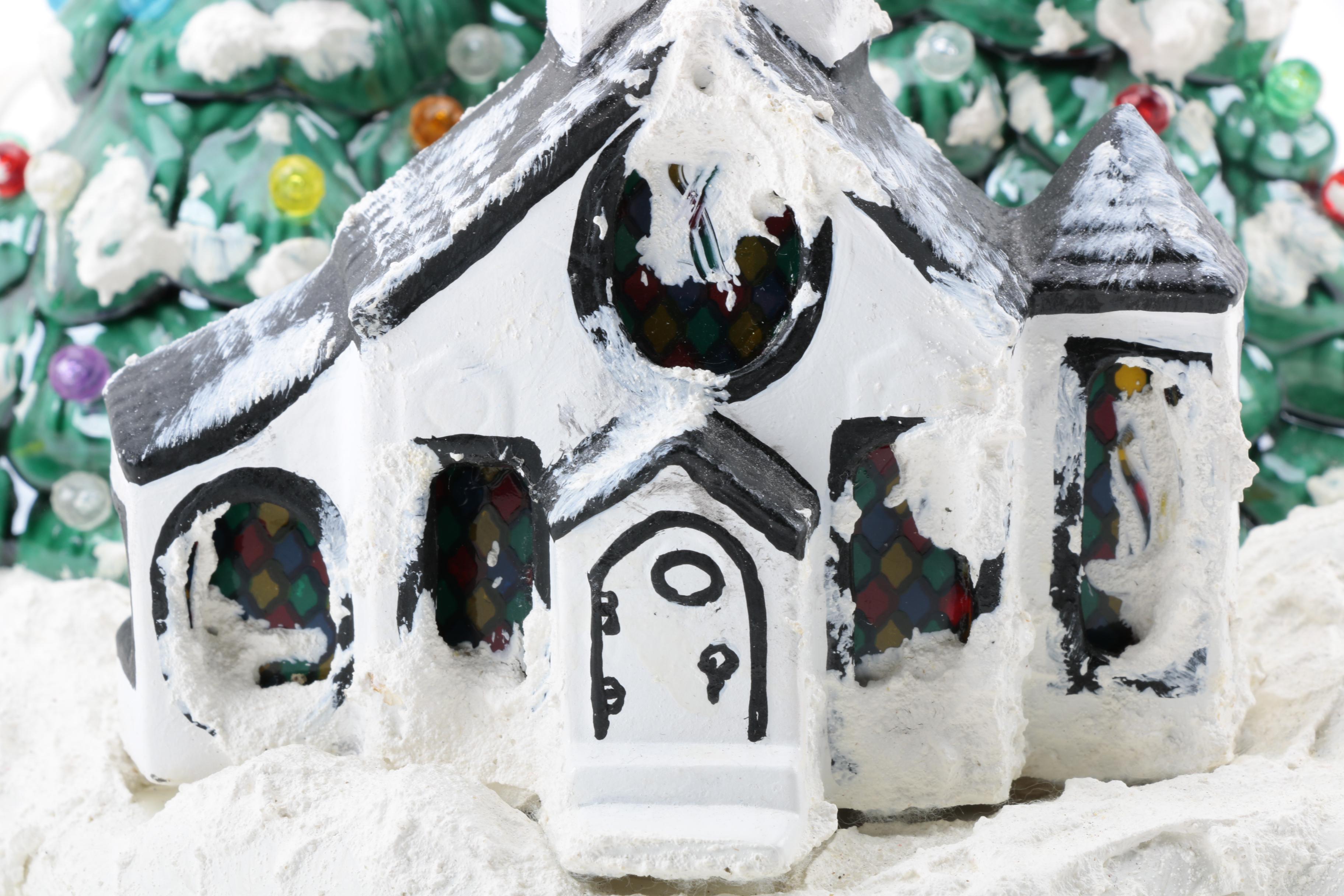 Ceramic Lighted Church