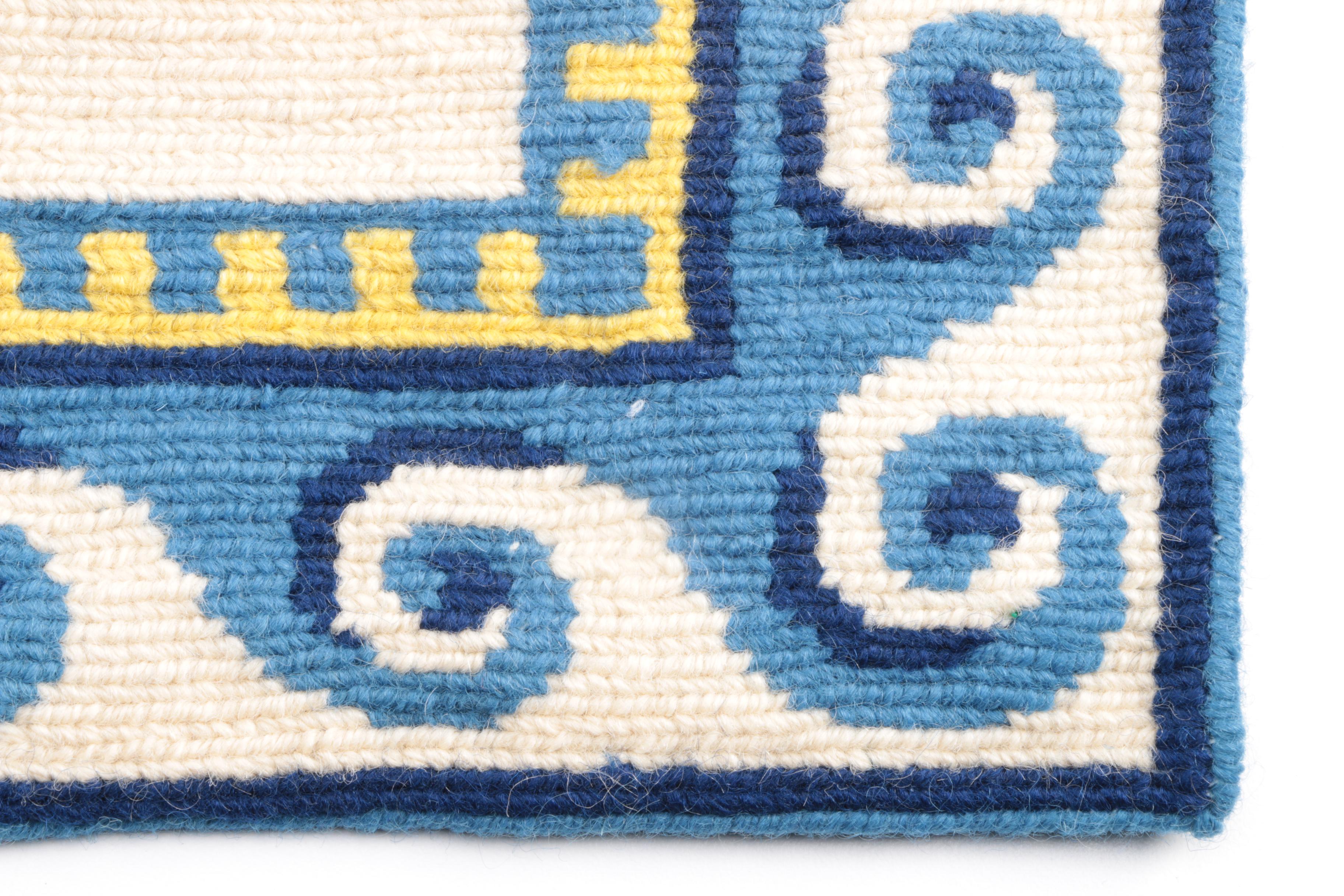 Greek Needlepoint of Fish