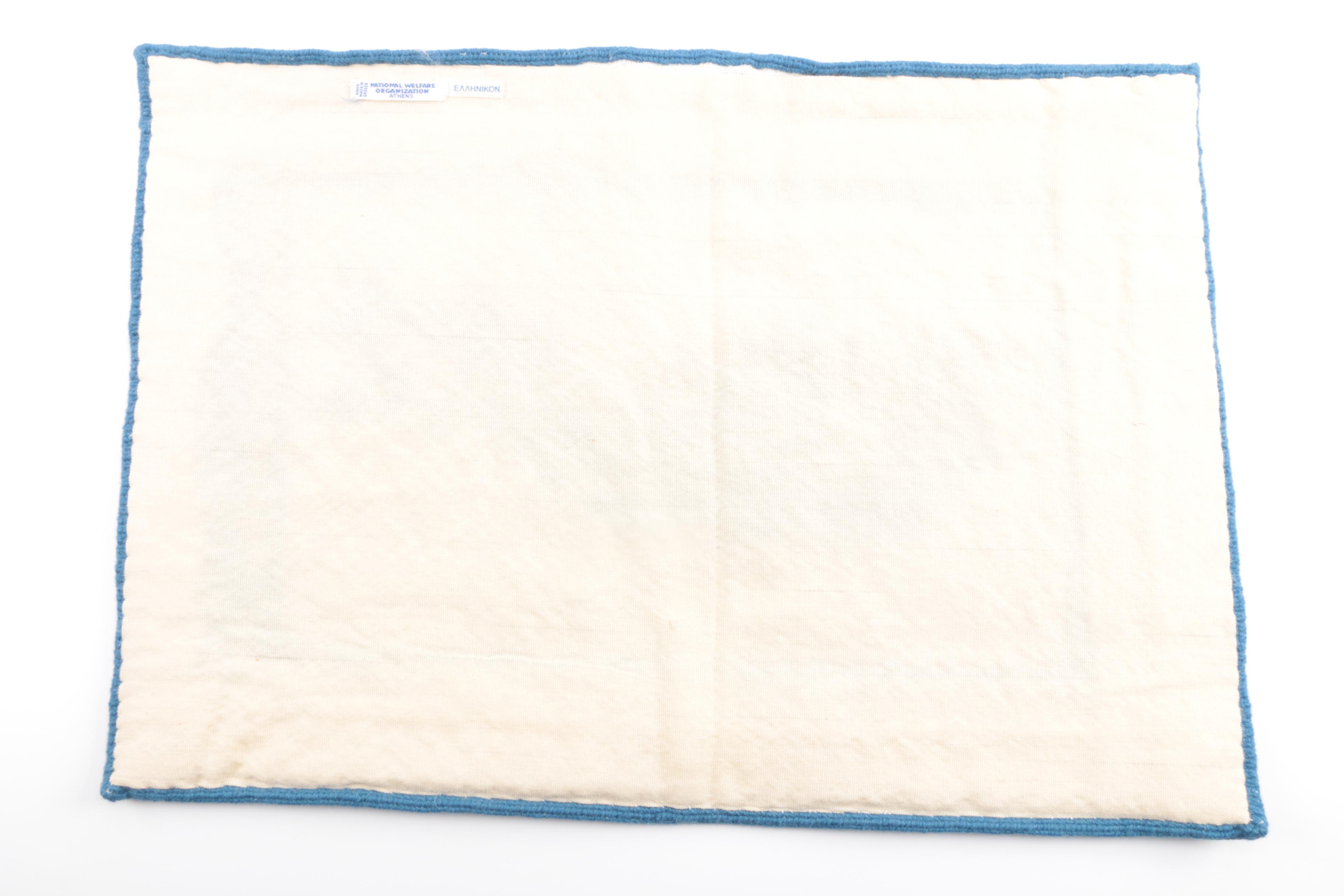 Greek Needlepoint of Fish