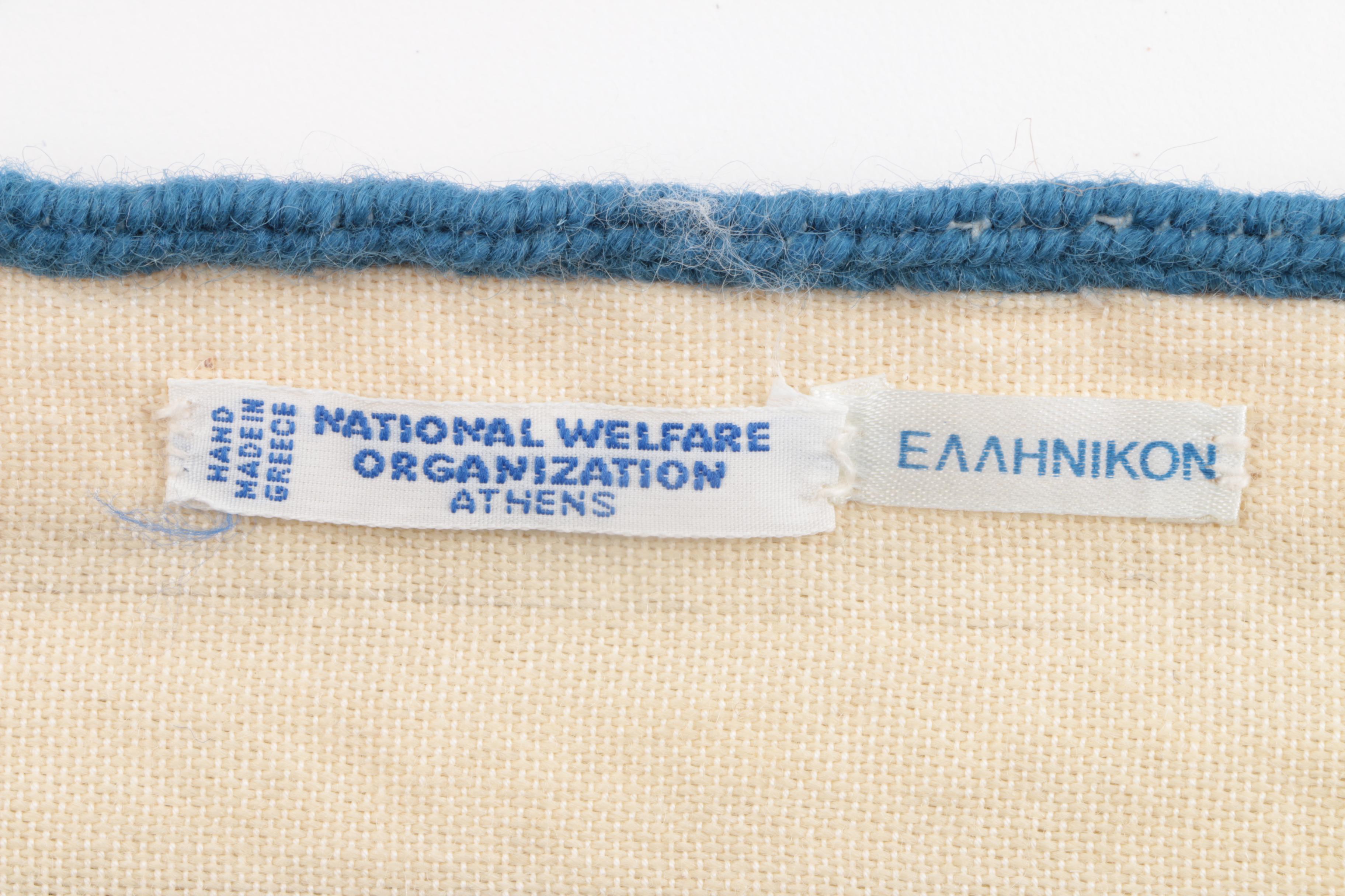 Greek Needlepoint of Fish