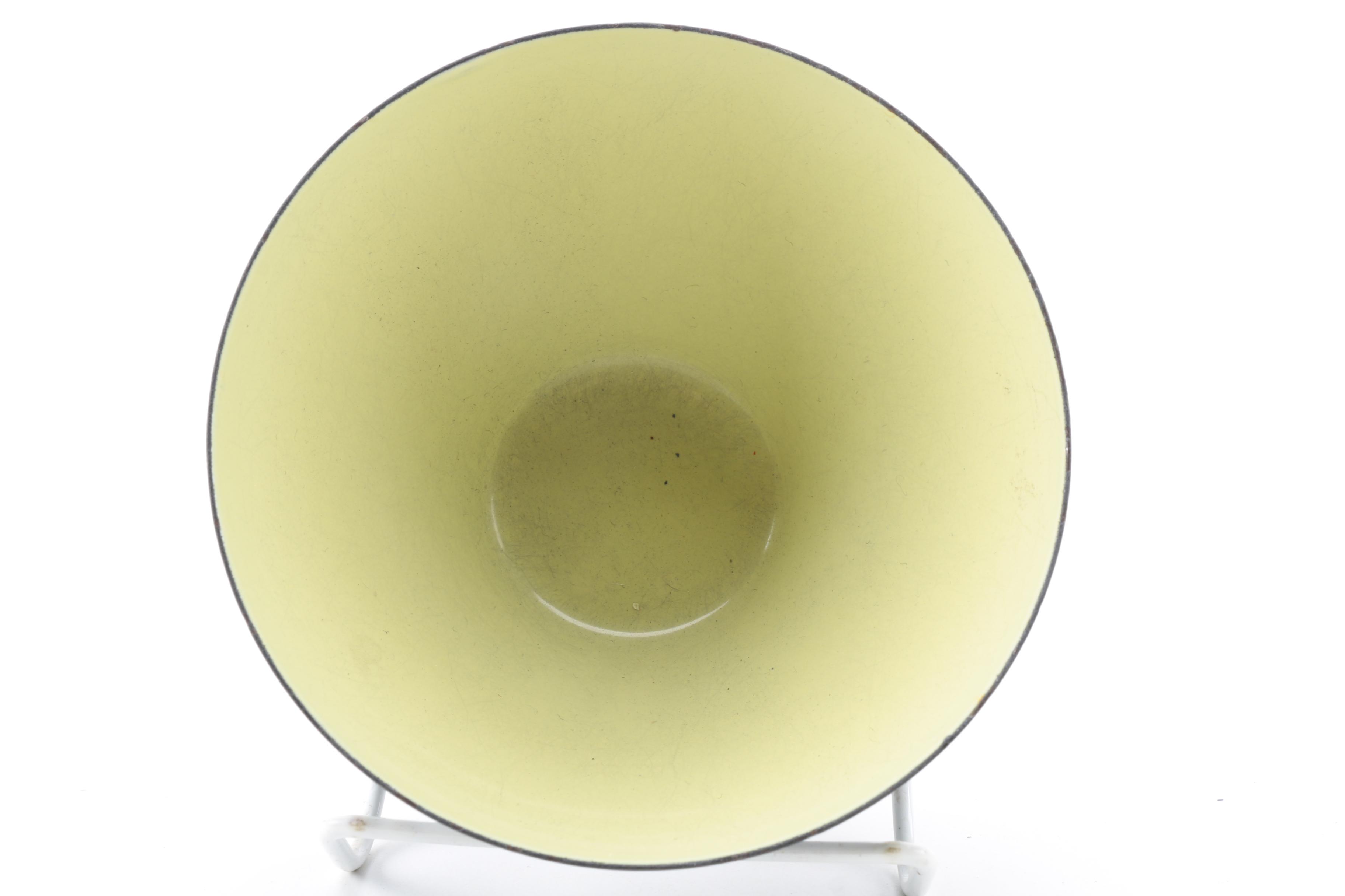 Vintage Enameled Metal Tableware Including Cathrineholm and Krenit