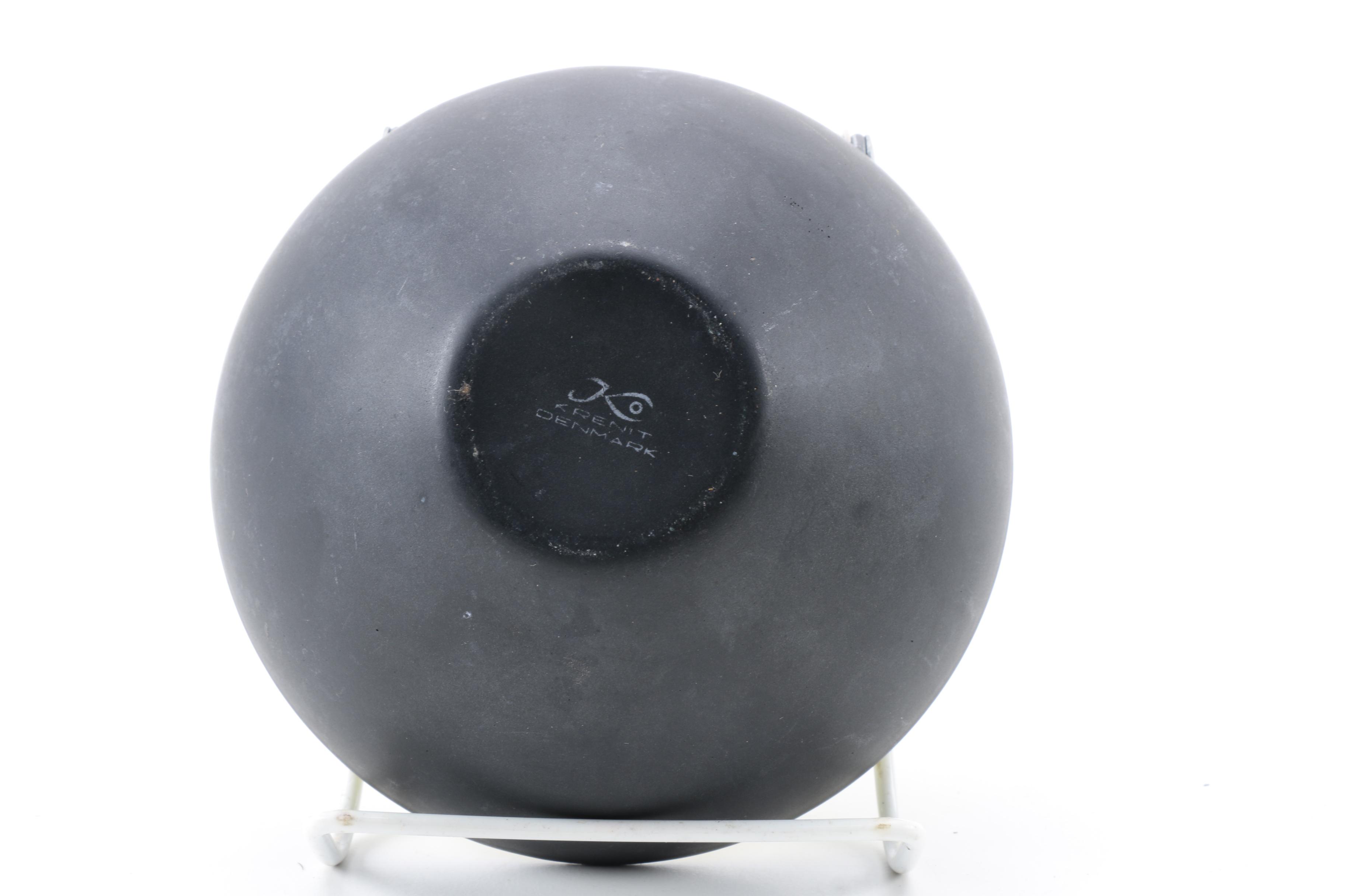 Vintage Enameled Metal Tableware Including Cathrineholm and Krenit