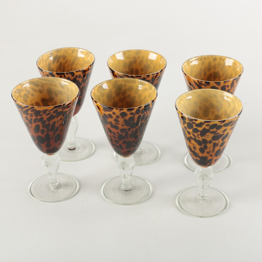 Collection of Blown Glass Stemware