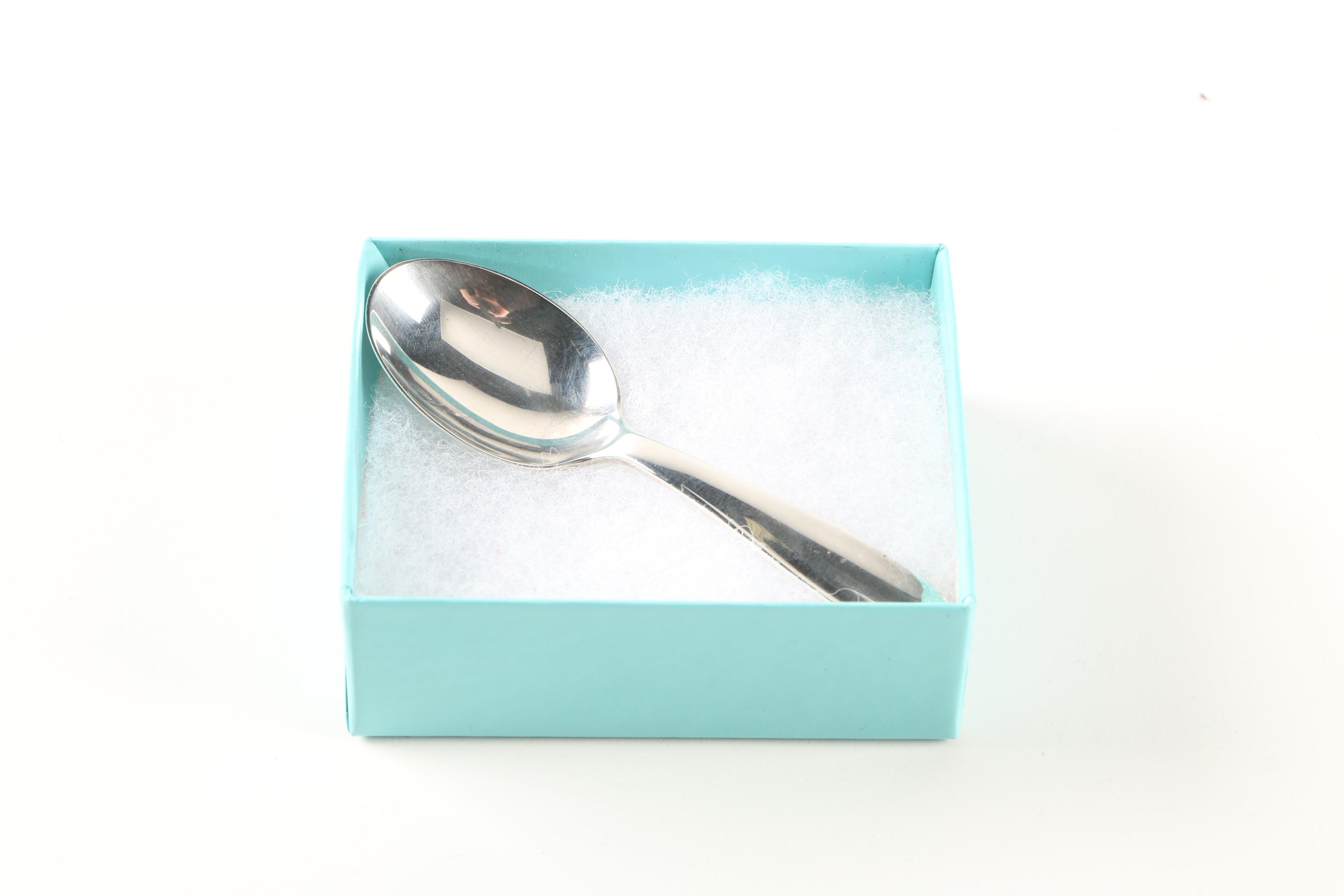 Early 20th Century Tiffany & Co. Sterling Silver Baby Spoon