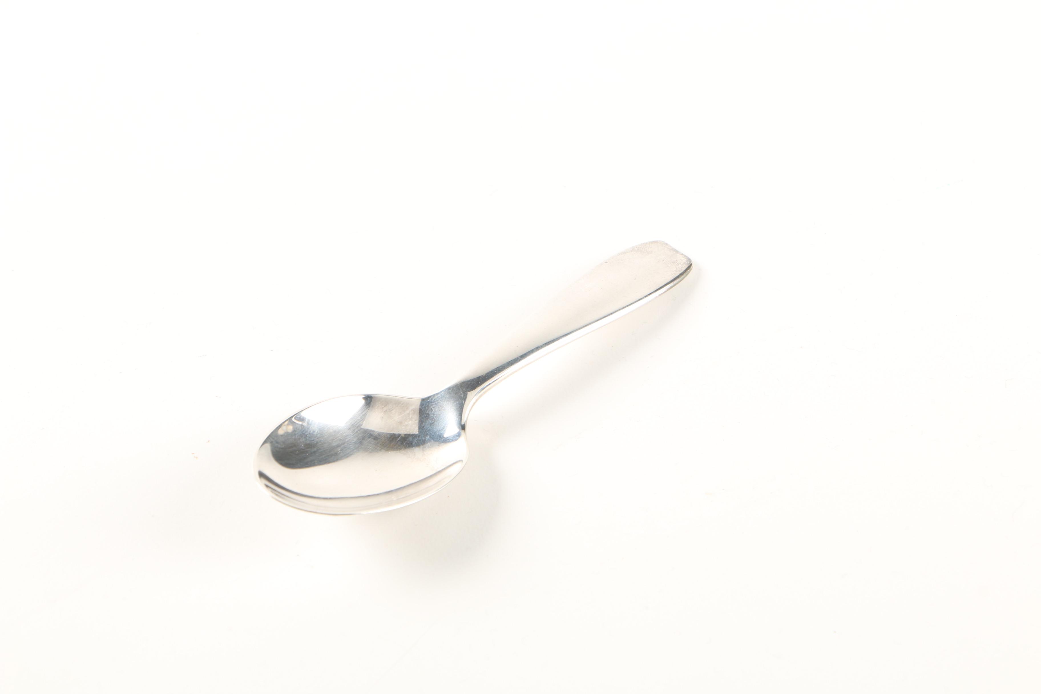 Early 20th Century Tiffany & Co. Sterling Silver Baby Spoon