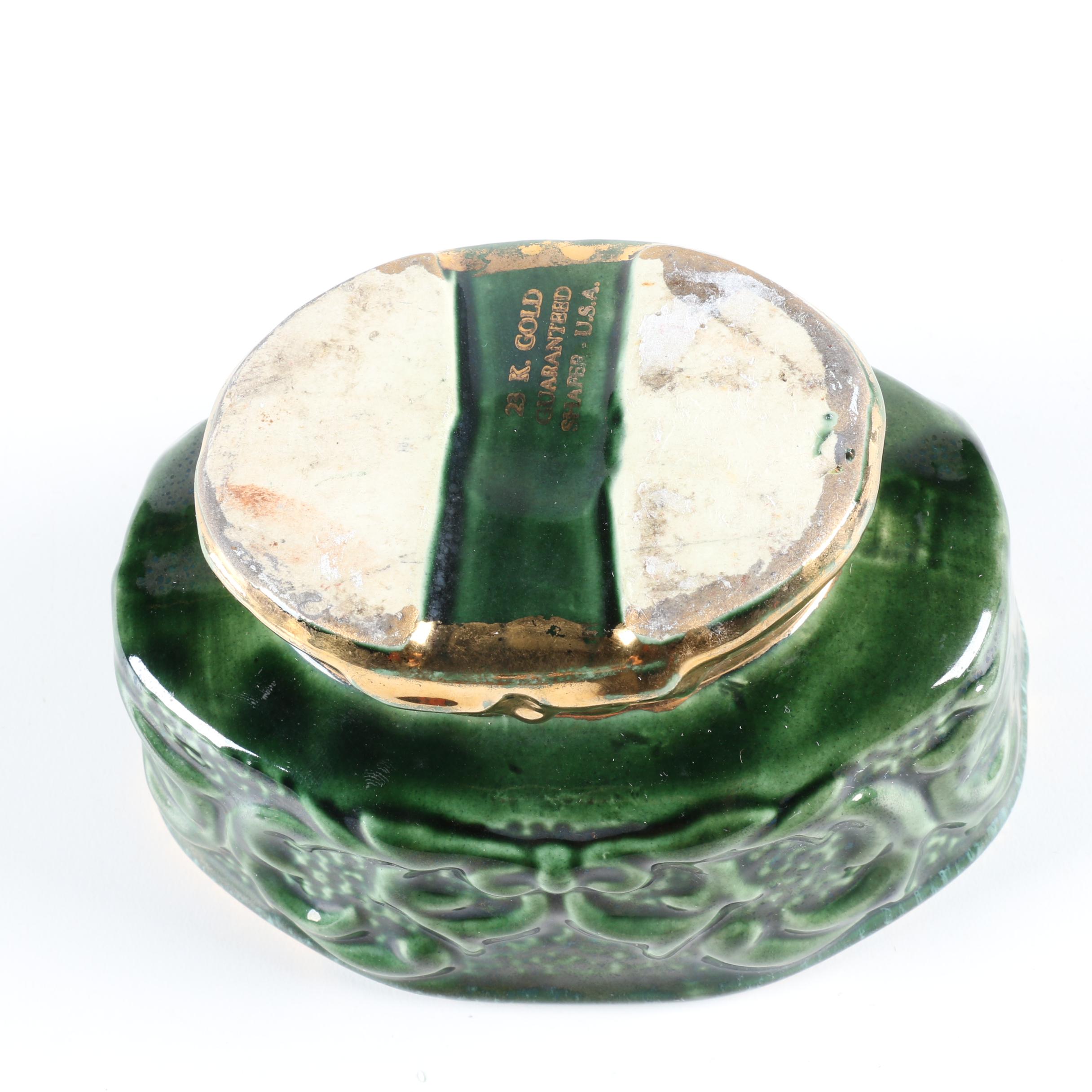 Art Pottery Tableware Including a Holland Mold Cabbage Bowl Set