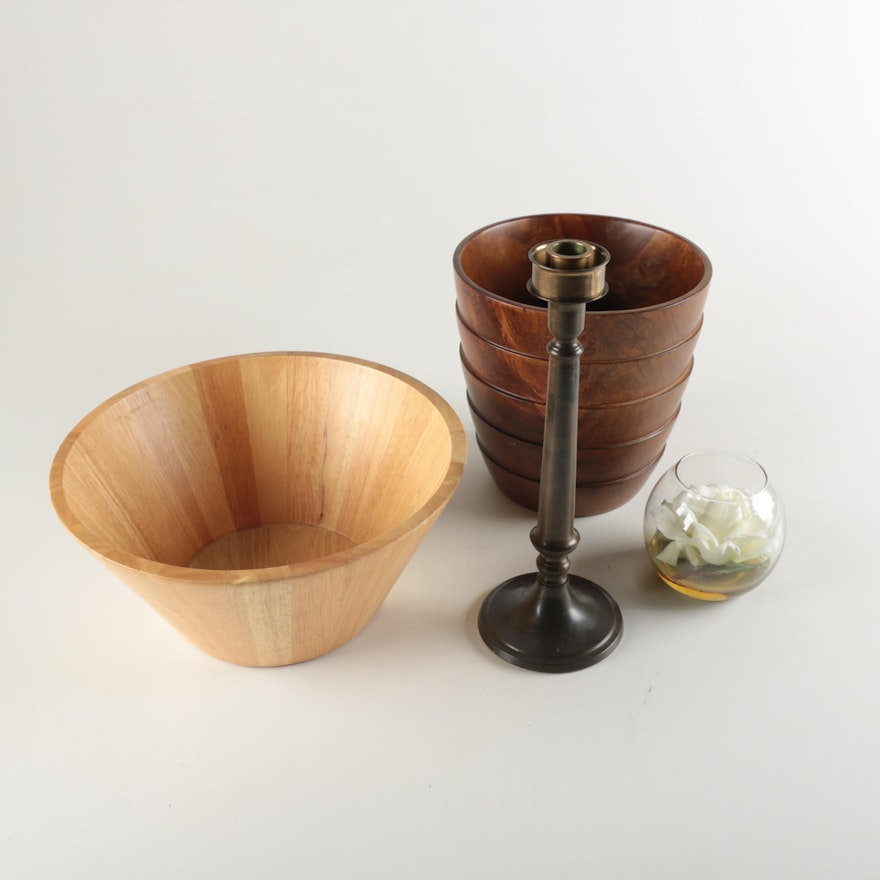 Studio Nova Wood Bowl and Other Decor