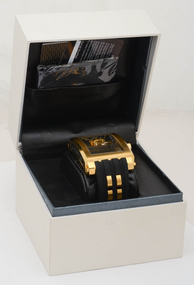 Aquaswiss Atanc Automatic Gold-Tone Stainless Steel Watch