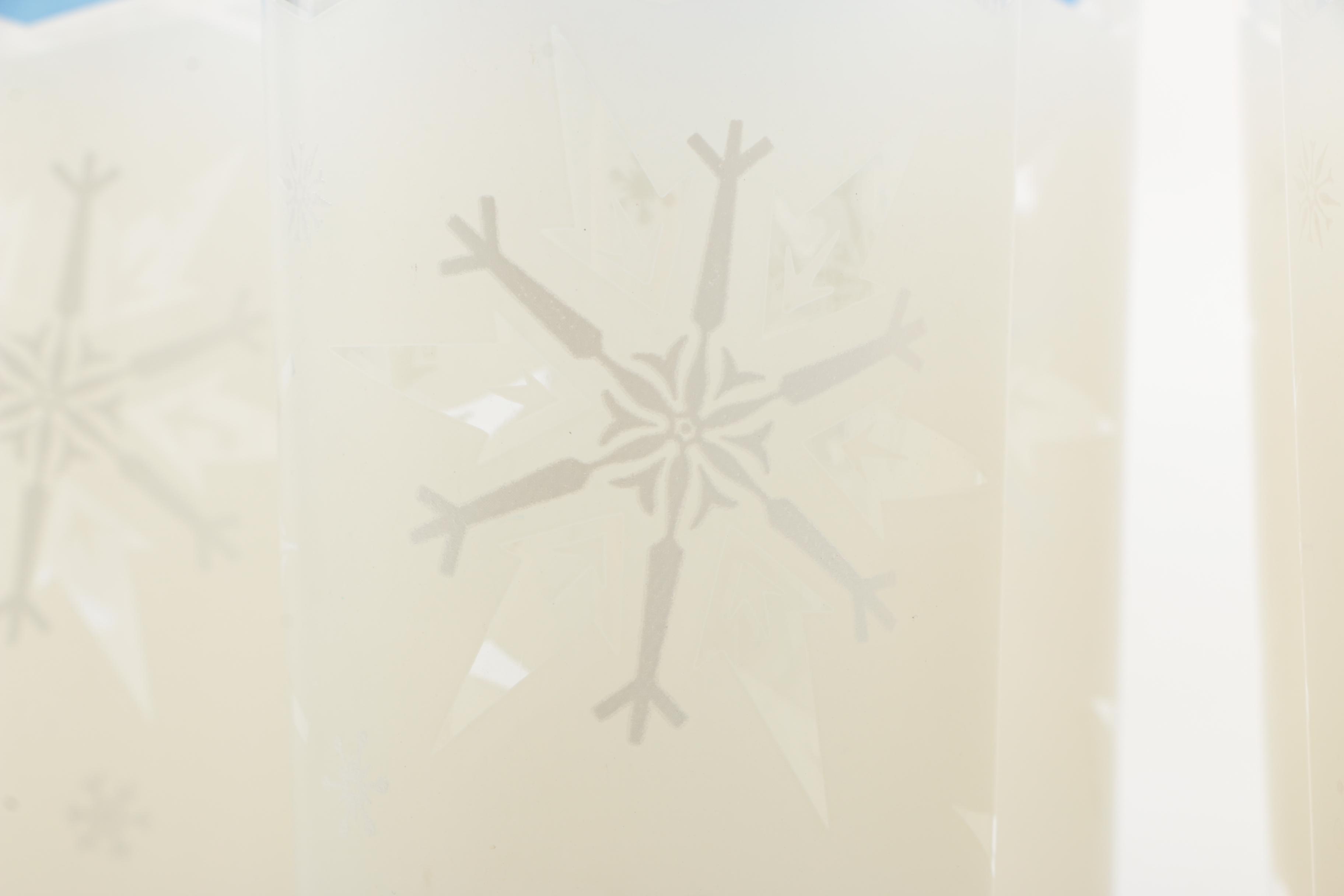 Vintage Snowflake Glasses