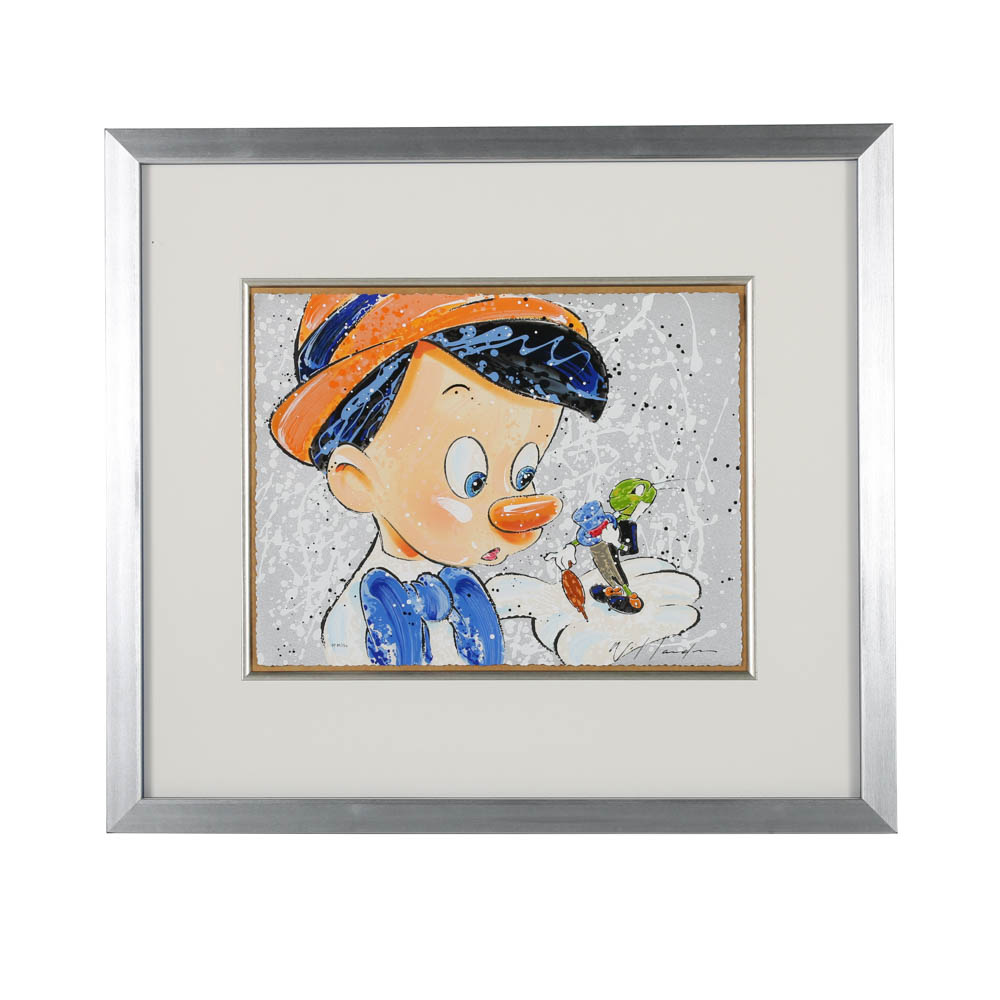 Limited Edition Pinocchio Serigraph After David Willardson "Boy Oh Boy Oh Boy"