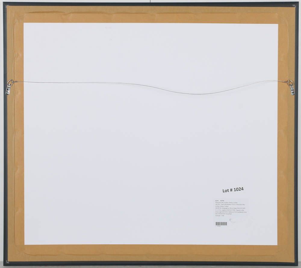 Limited Edition Pinocchio Serigraph After David Willardson "Boy Oh Boy Oh Boy"