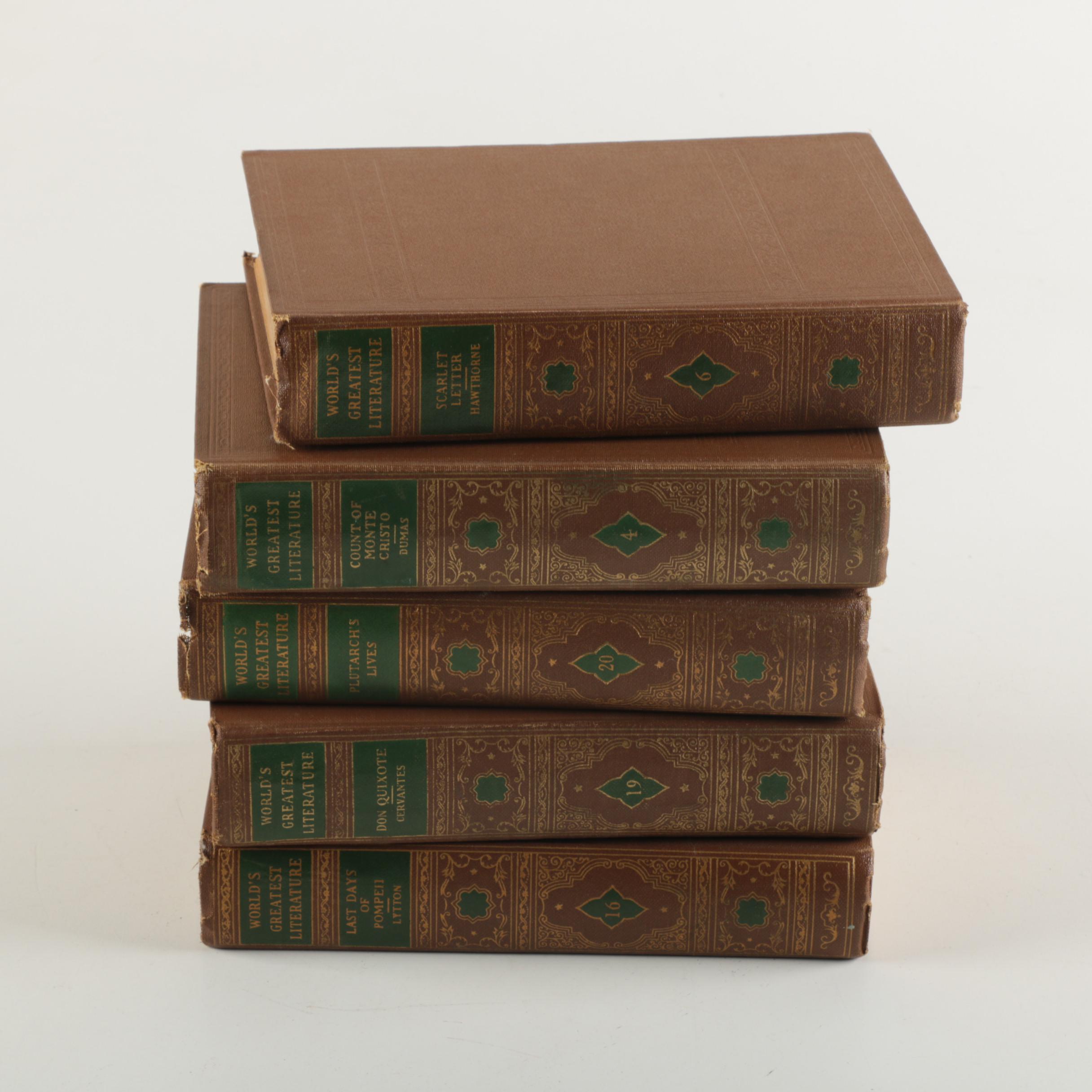 "Worlds Greatest Literature" Books