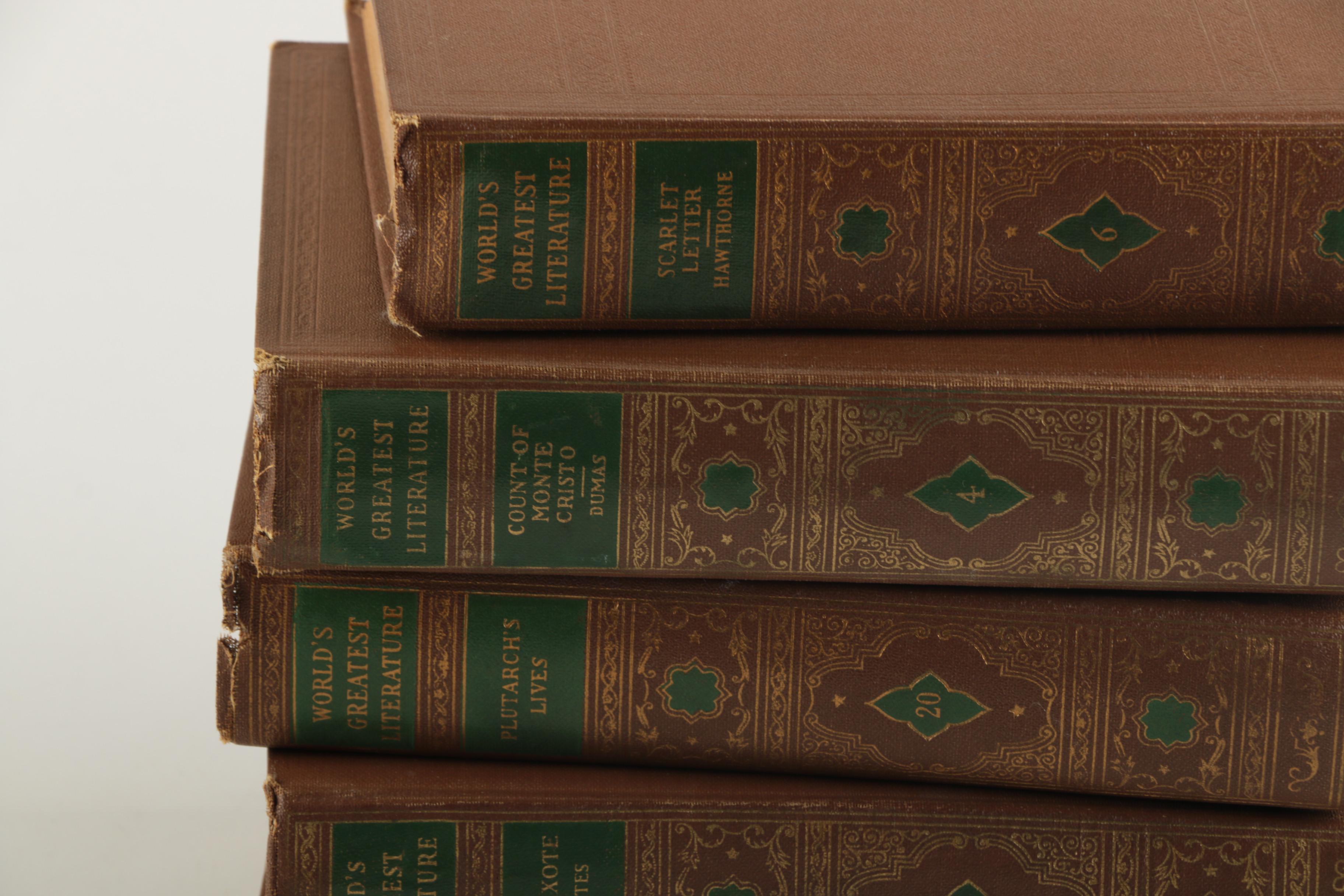 "Worlds Greatest Literature" Books