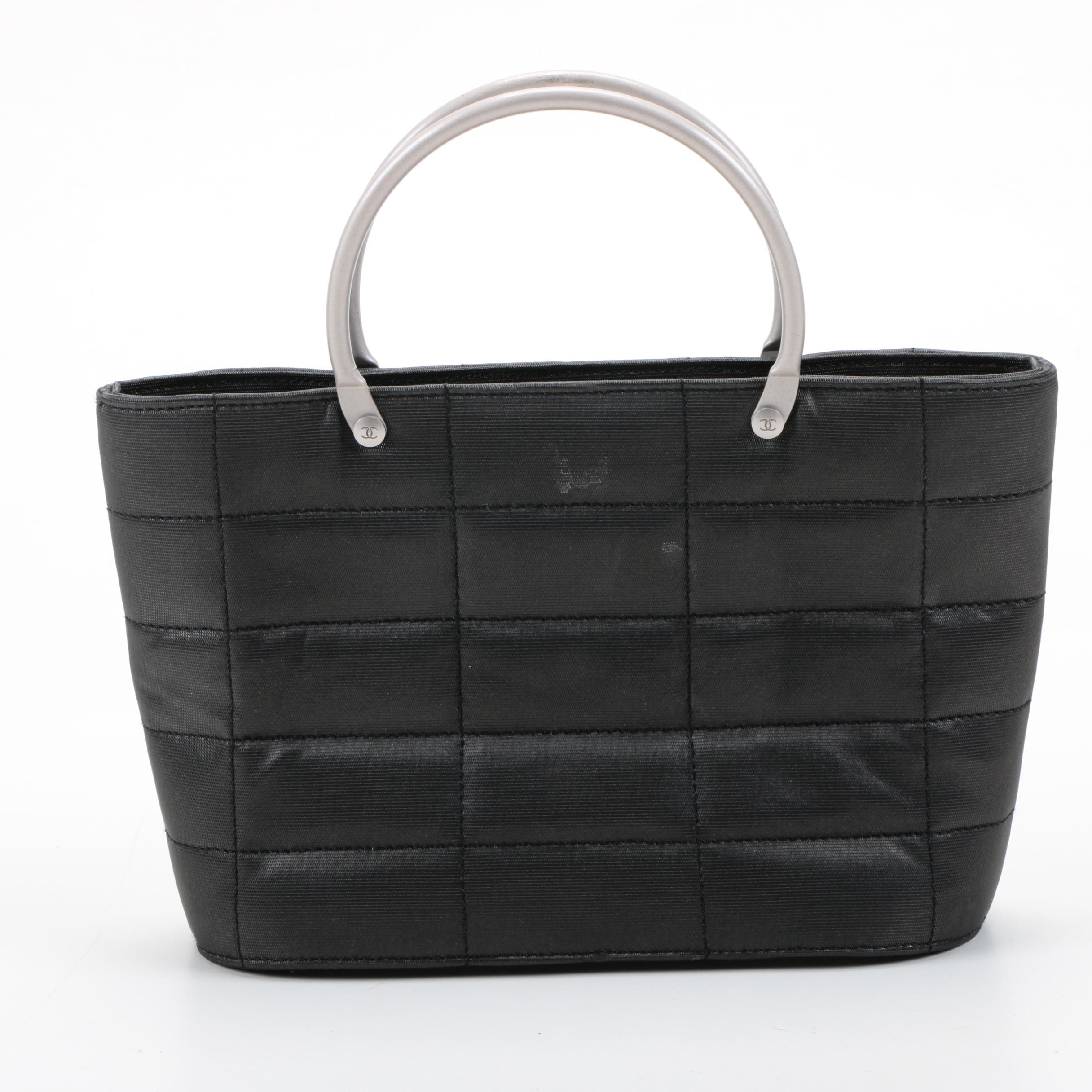 1990s Chanel Quilted Nylon Handbag