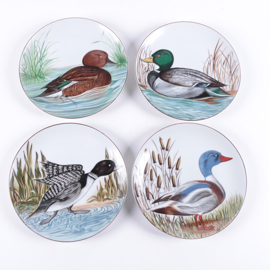 Taste Setter Sigma "Duck" Hand Decorated Plates