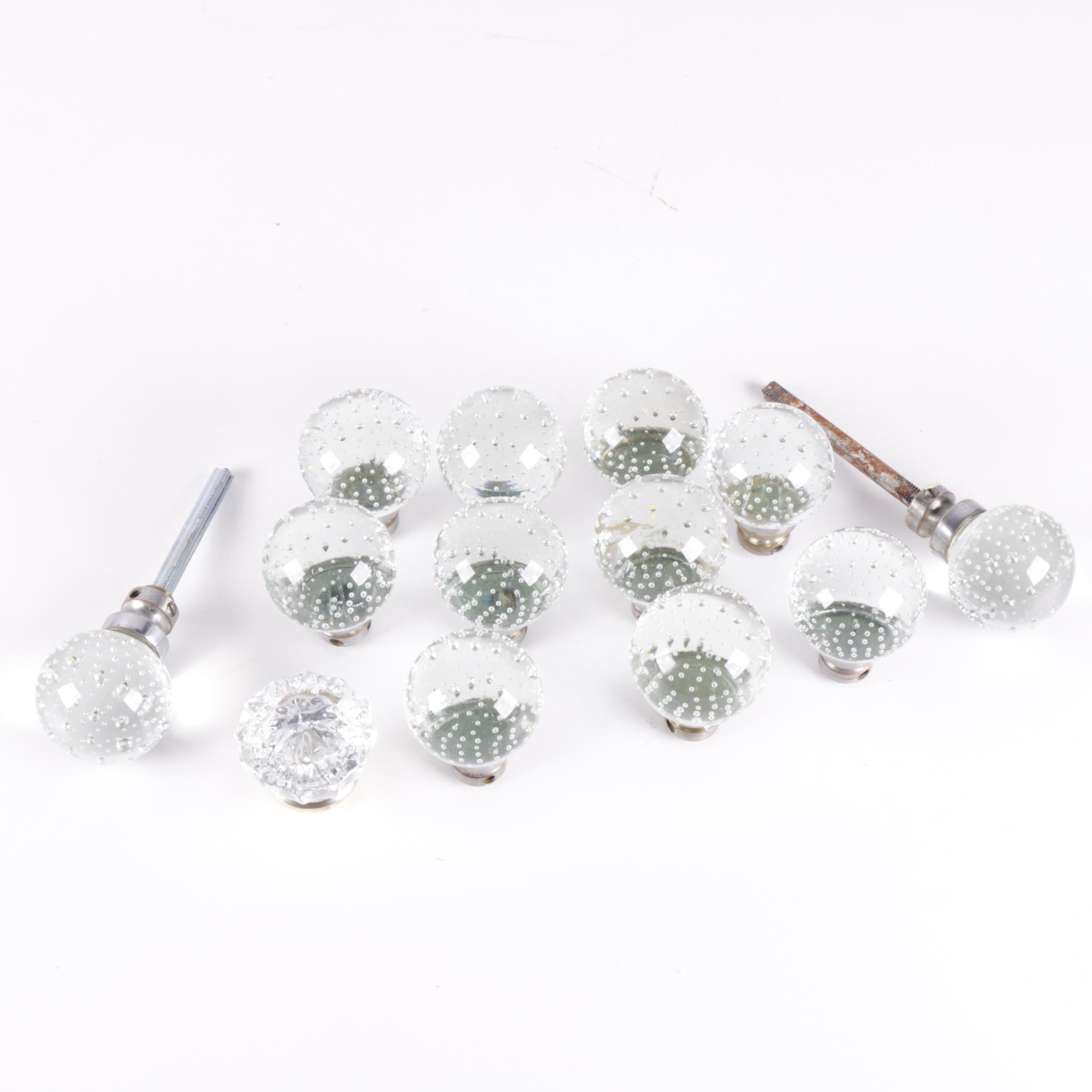 Collection of Crystal Door Knobs