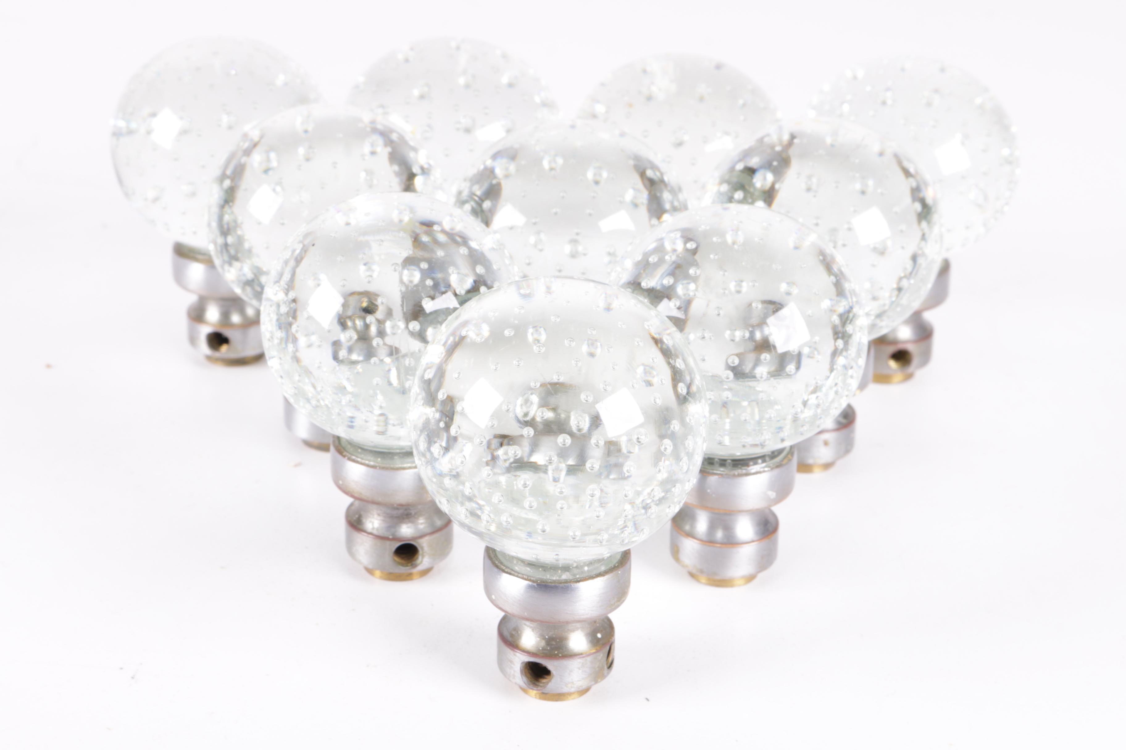 Collection of Crystal Door Knobs