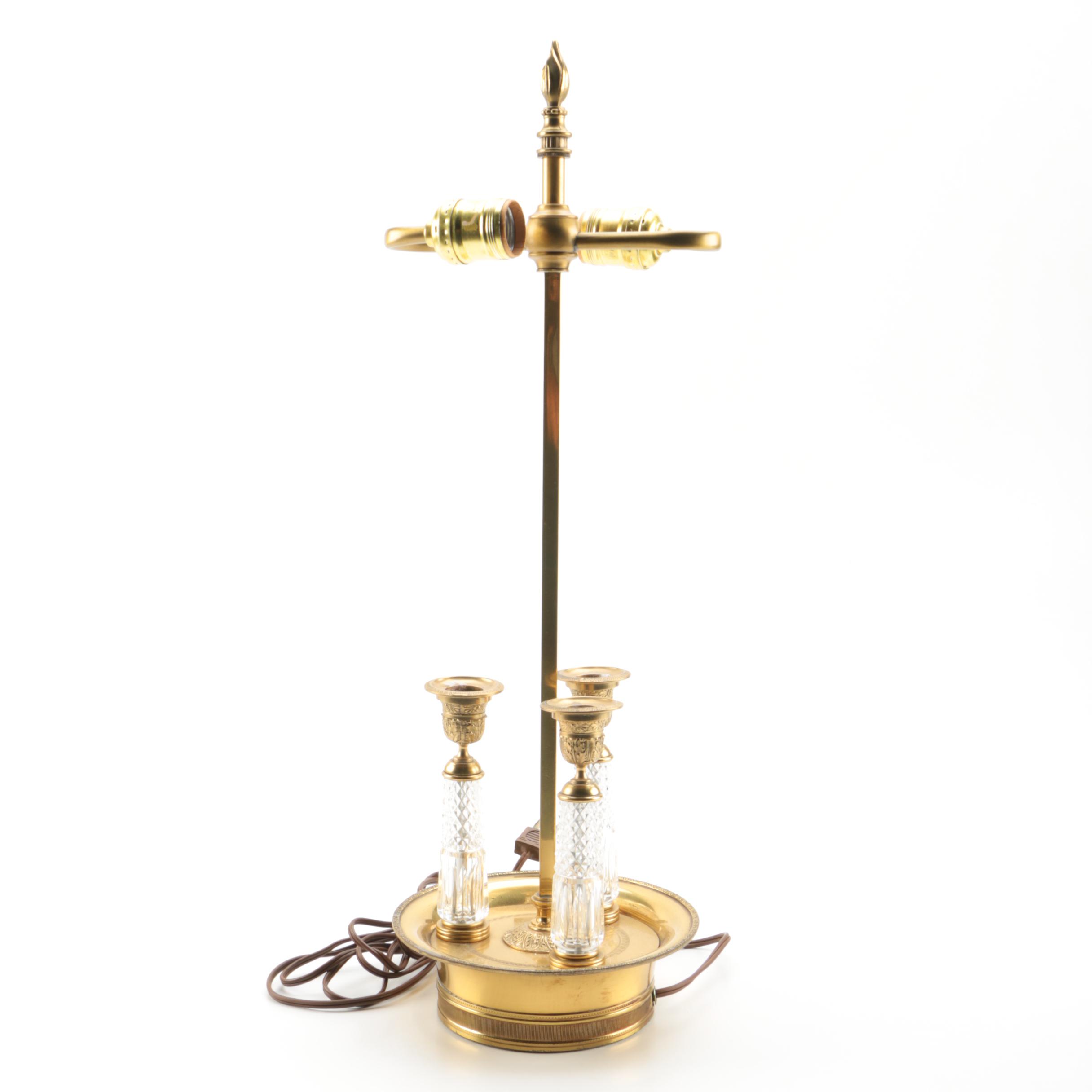 Vintage Brass Floor Lamp