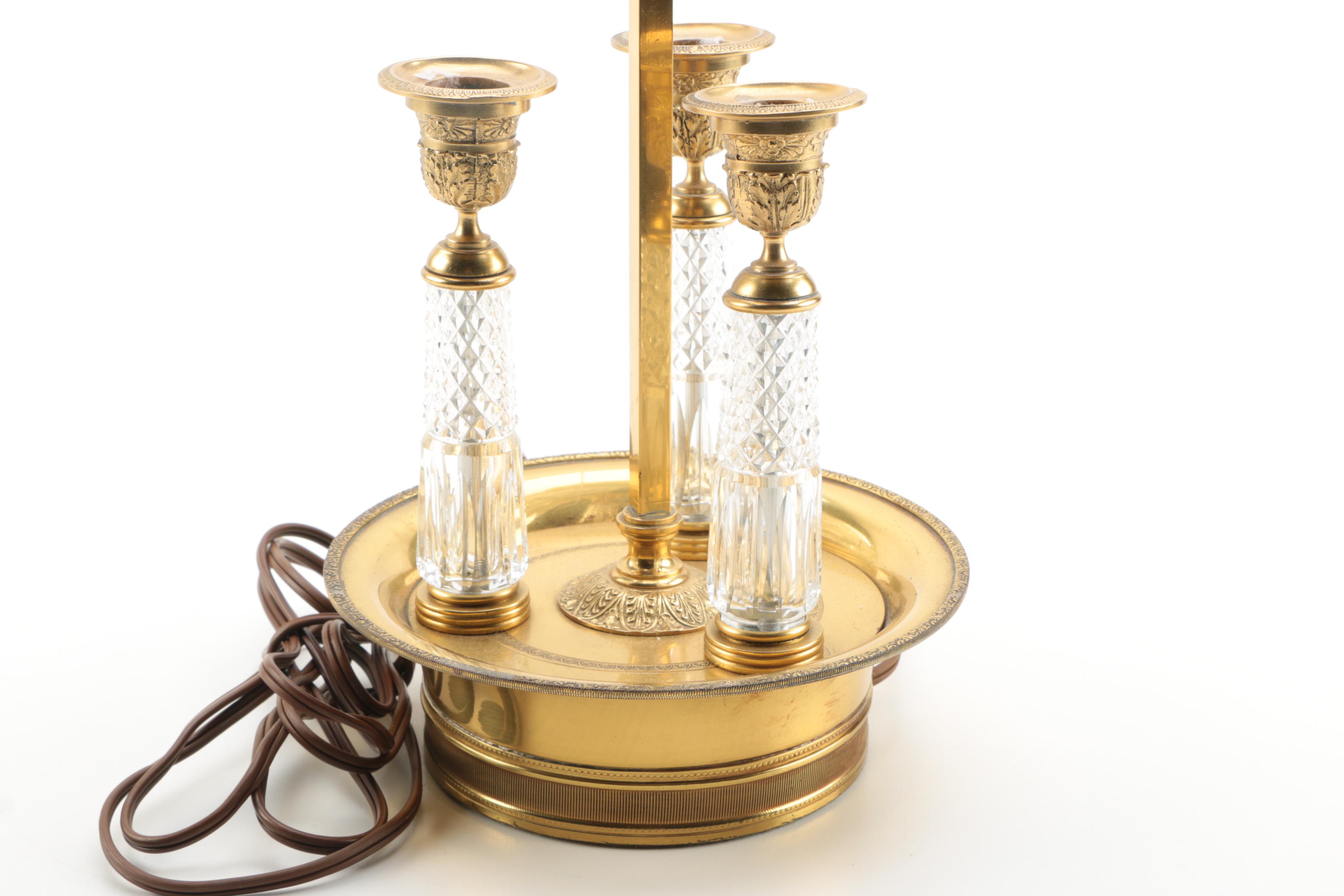 Vintage Brass Floor Lamp