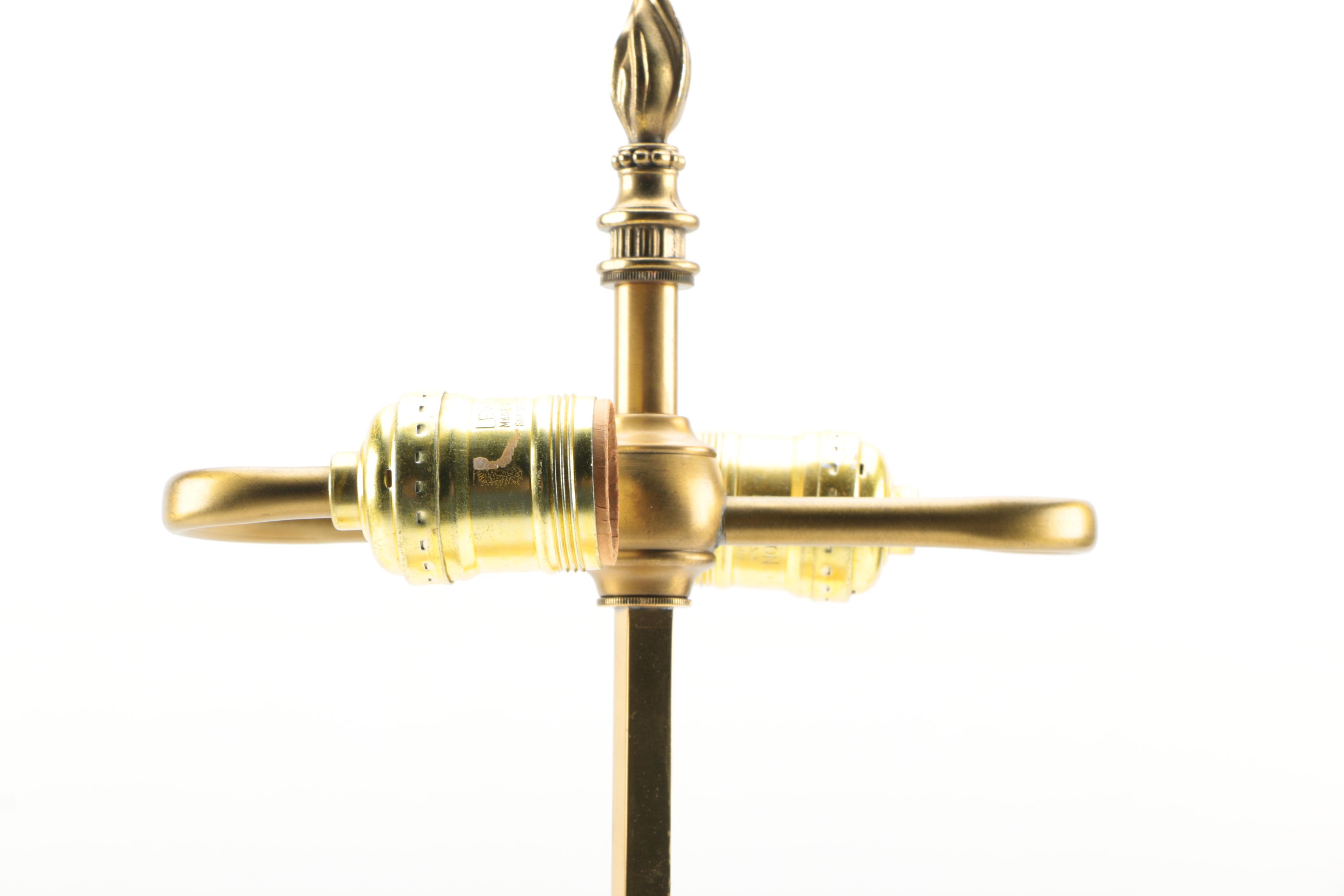 Vintage Brass Floor Lamp