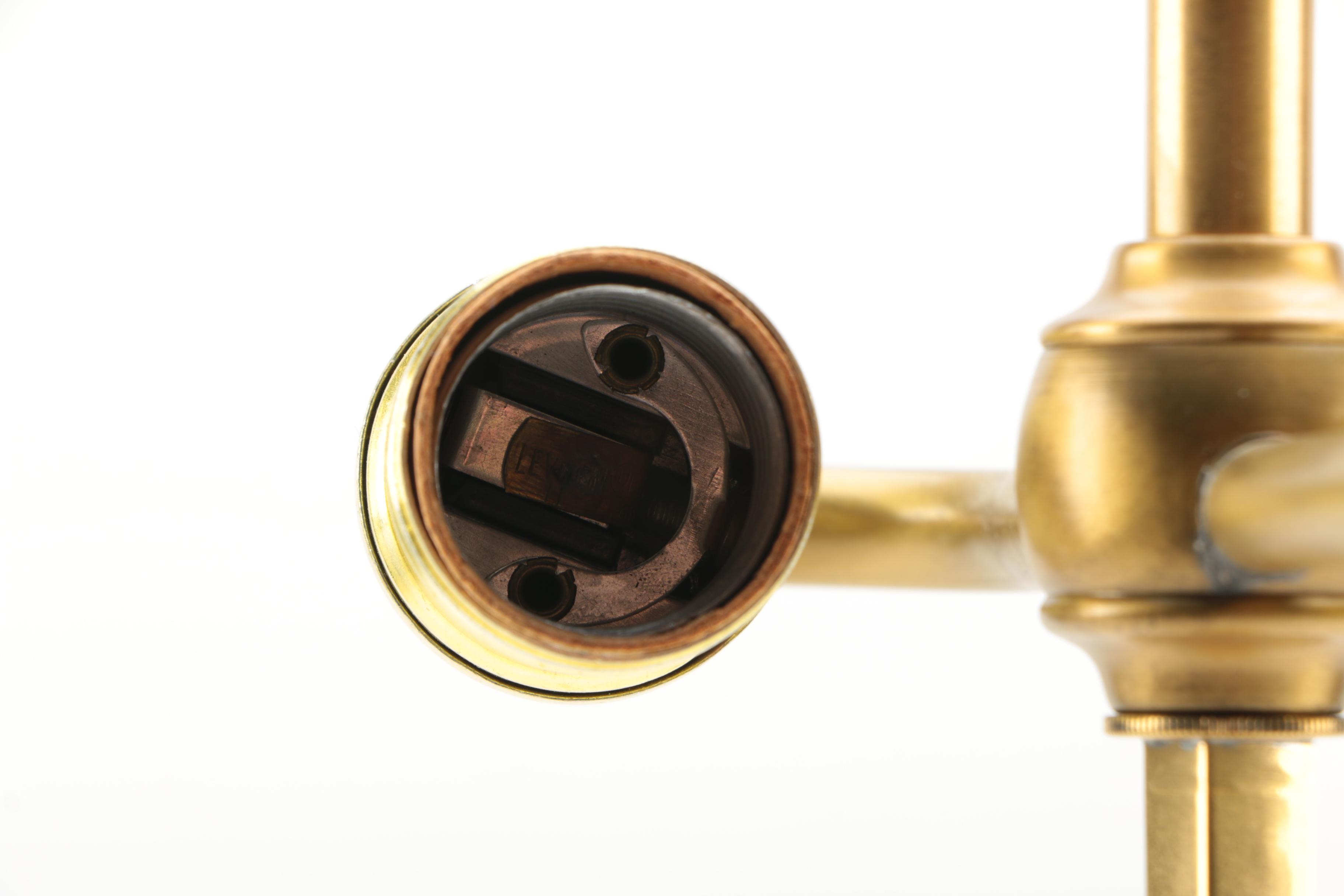 Vintage Brass Floor Lamp