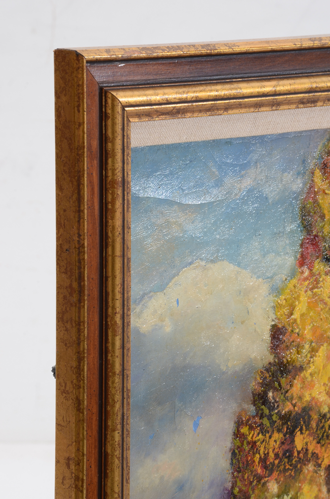 Helen Hamilton Original Vintage Oil Painting on Canvas