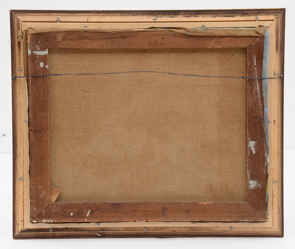 Helen Hamilton Original Vintage Oil Painting on Canvas