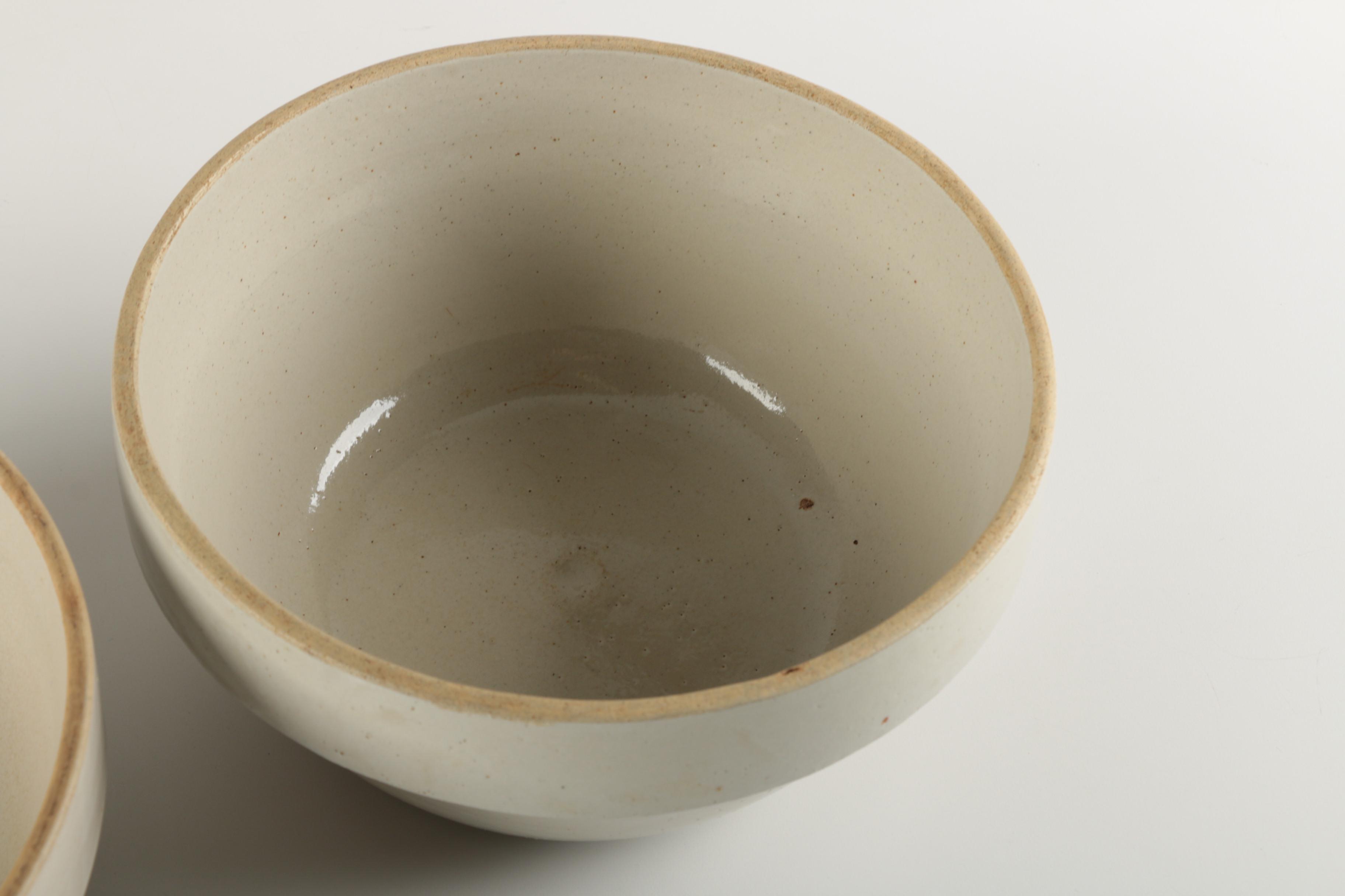 Vintage Stoneware Mixing Bowls