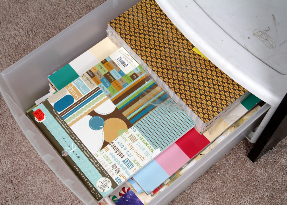 Corner Craft Desk with Glass Bead and Art Supplies