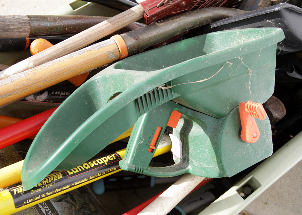 Ames Wheelbarrow and Assorted Yard Tools