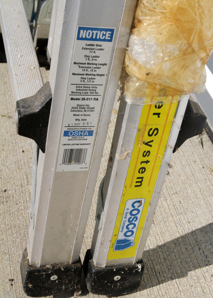 Aluminum Ladders Featuring Werner and Cosco