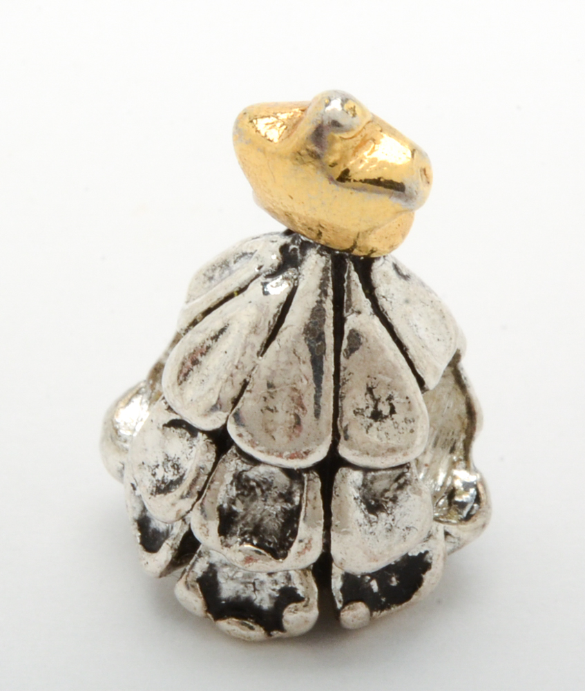 Sterling Silver Pandora Bracelet with Slide Charms