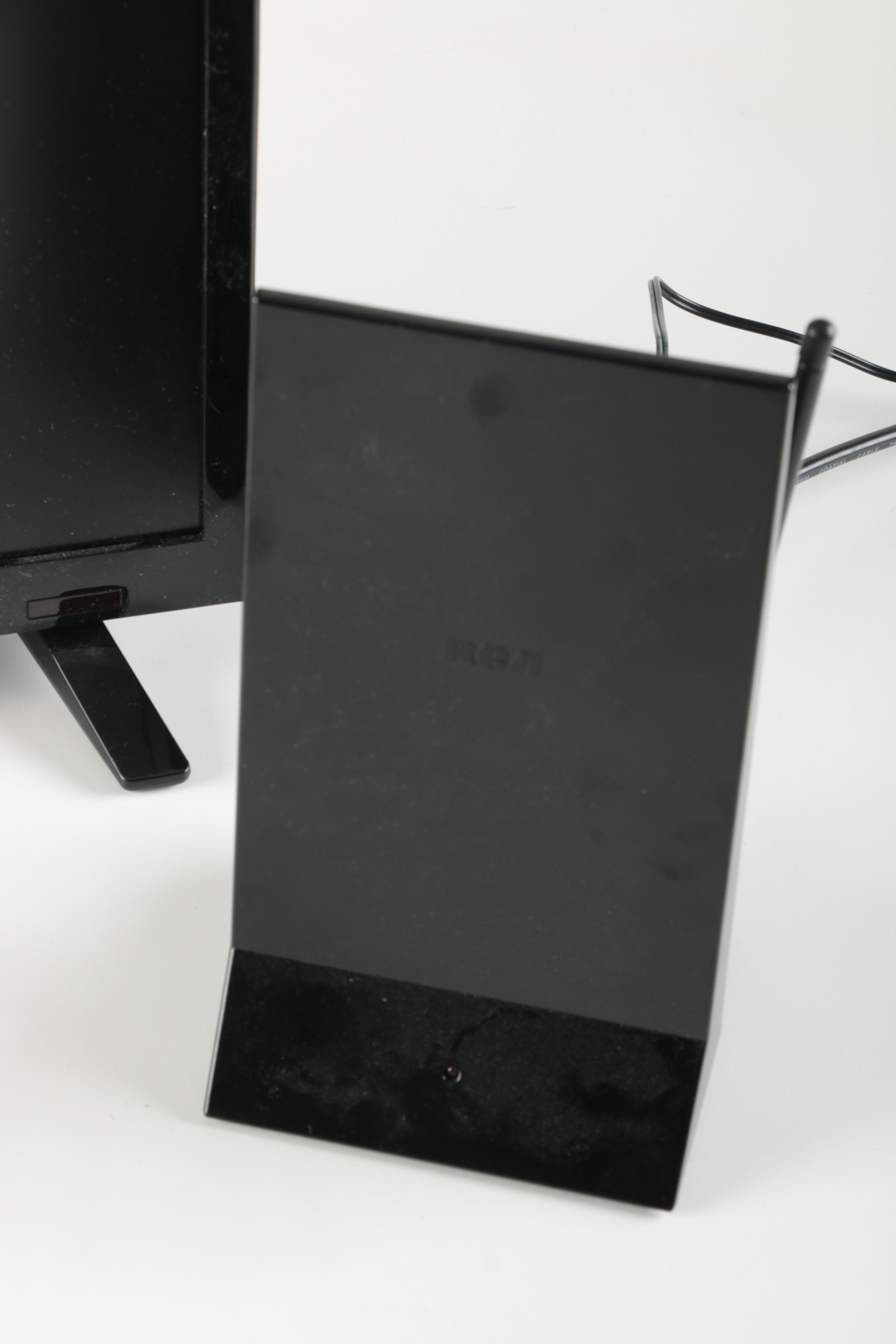 Insignia 18" Television and RCA Antenna