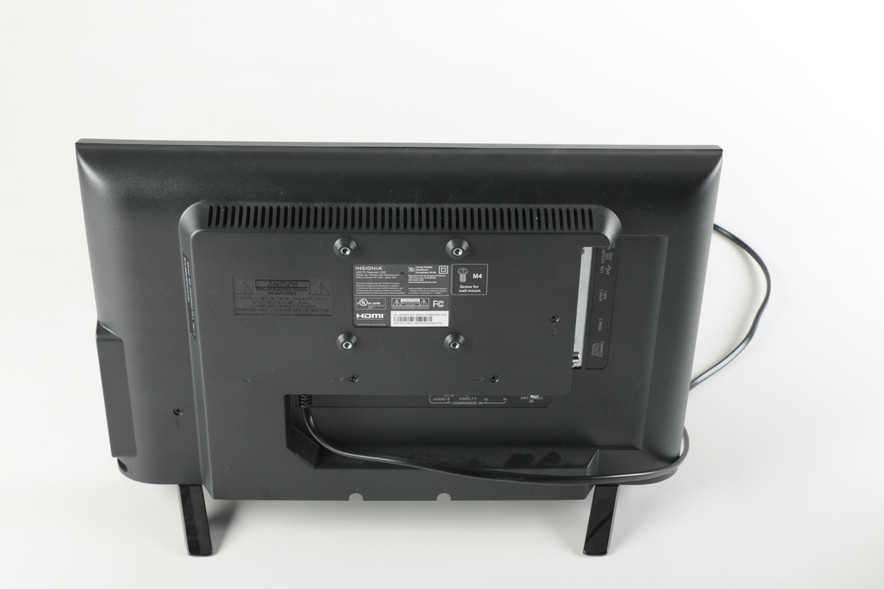 Insignia 18" Television and RCA Antenna