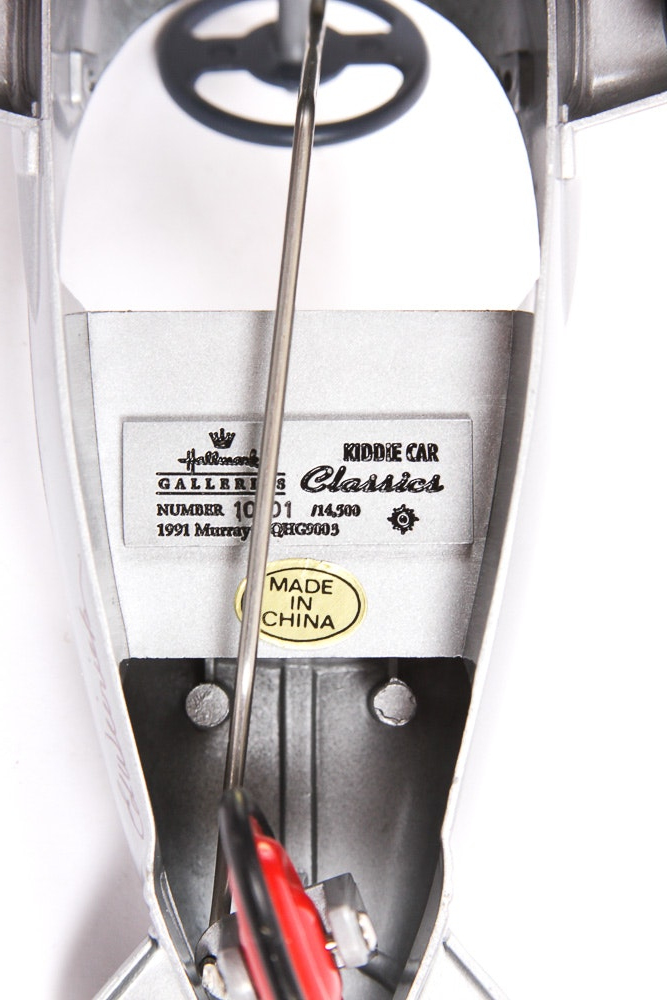 Hallmark "Kiddie Car Classics" Autographed Ed Weirick Model Airplane