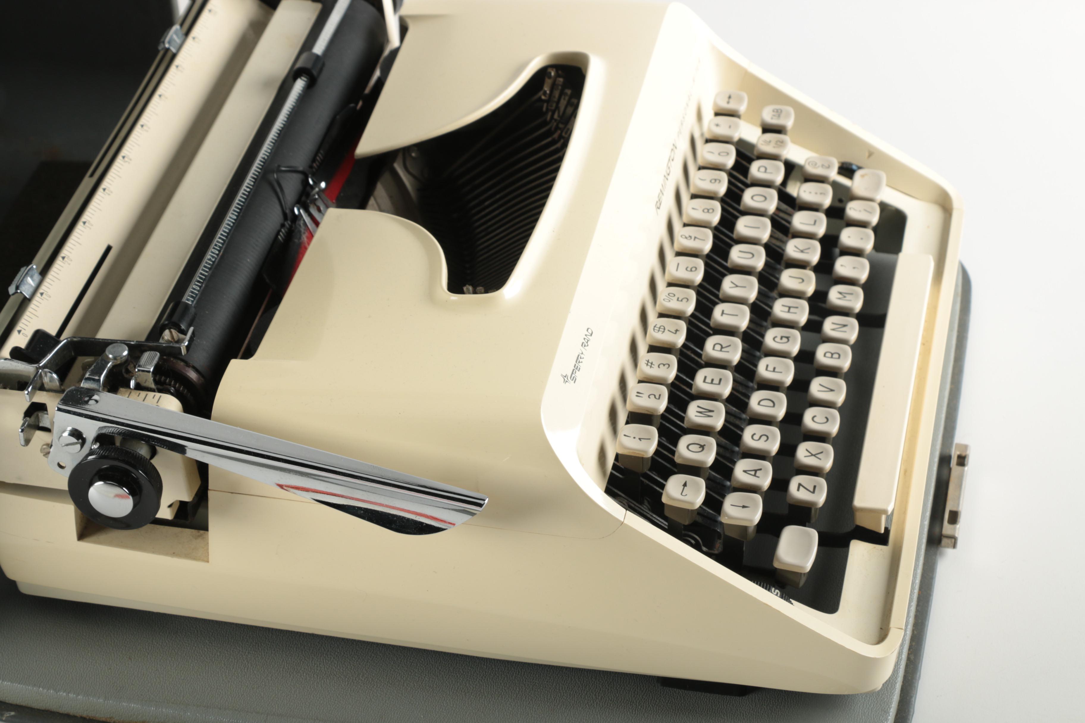 Vintage Remington Typewriter And Case