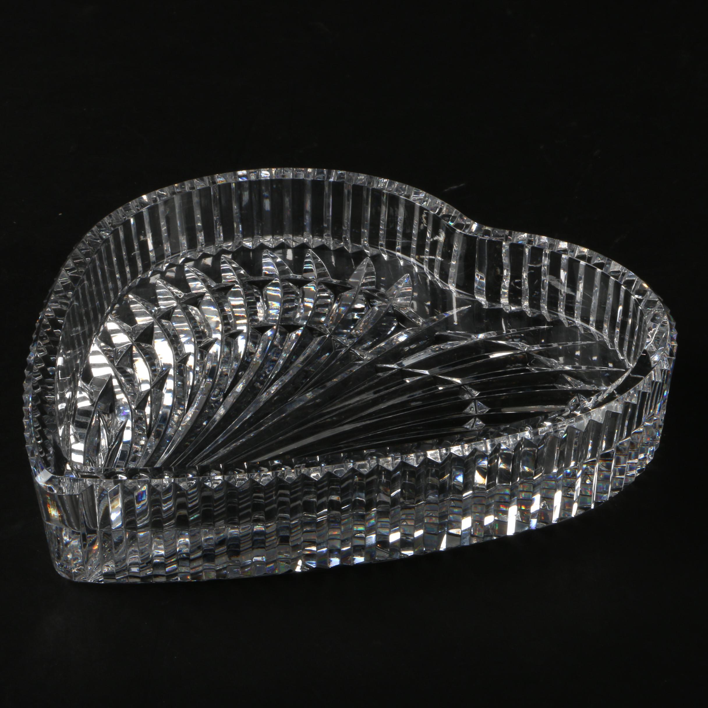 Waterford Crystal Heart Shaped Bowl