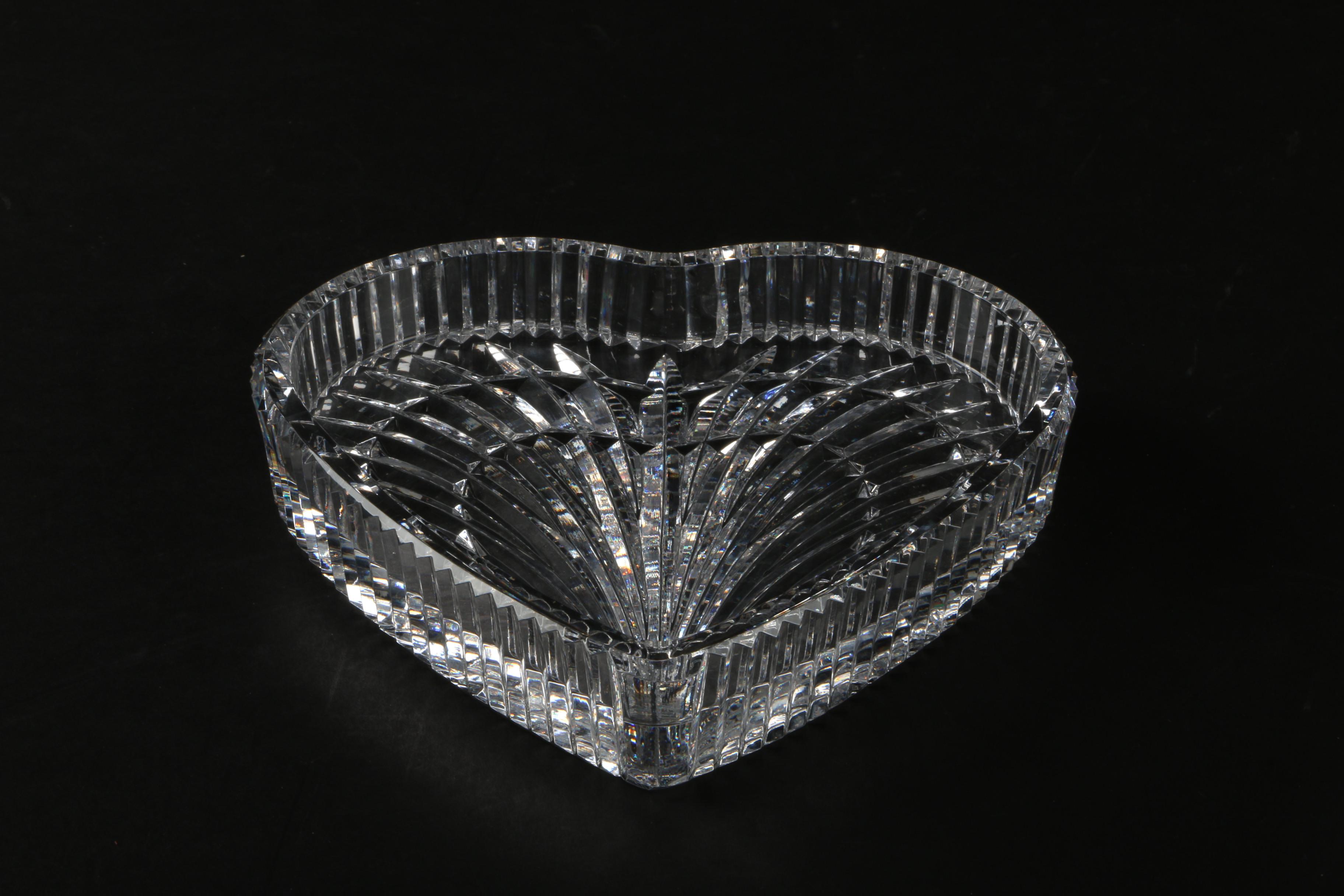 Waterford Crystal Heart Shaped Bowl