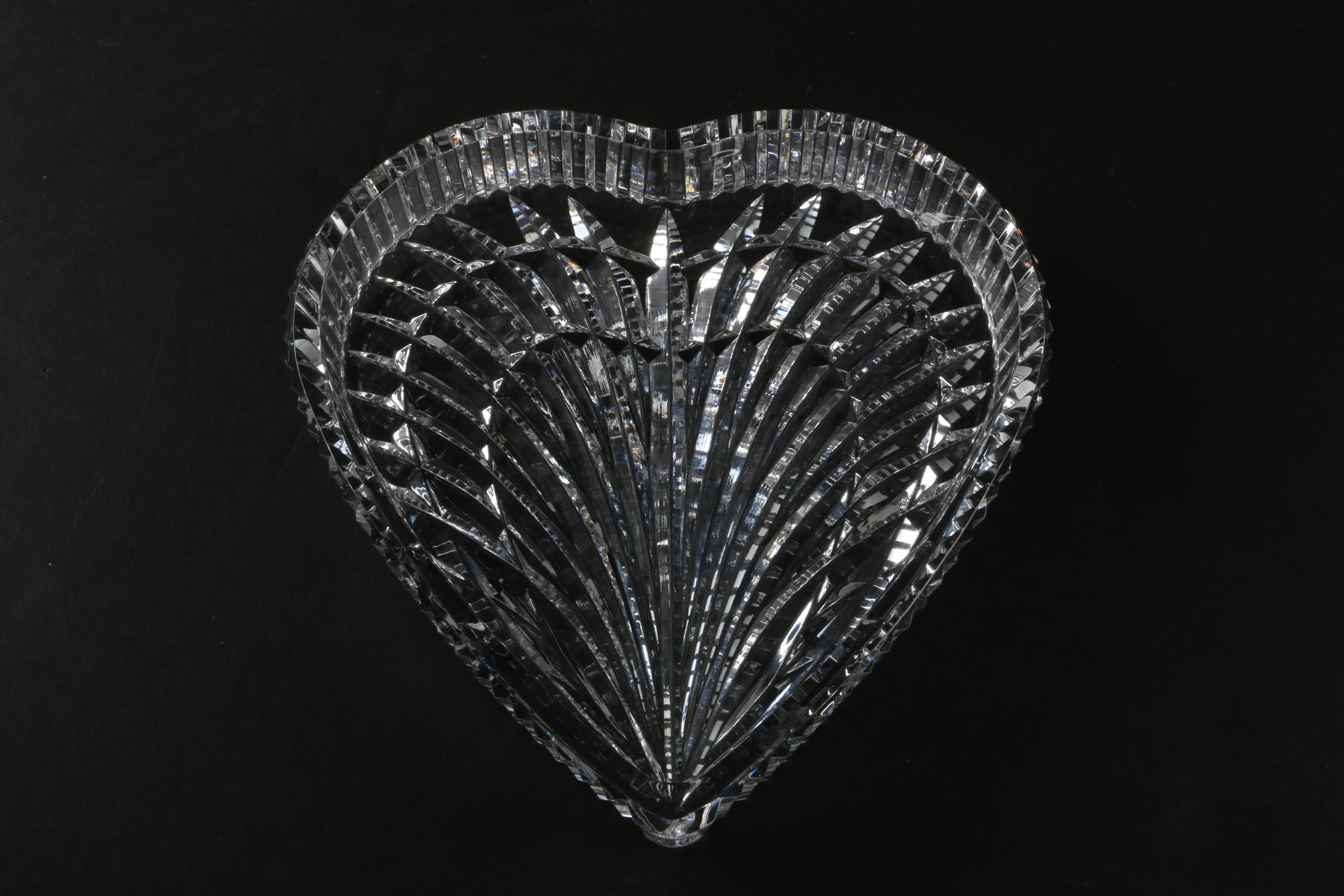 Waterford Crystal Heart Shaped Bowl