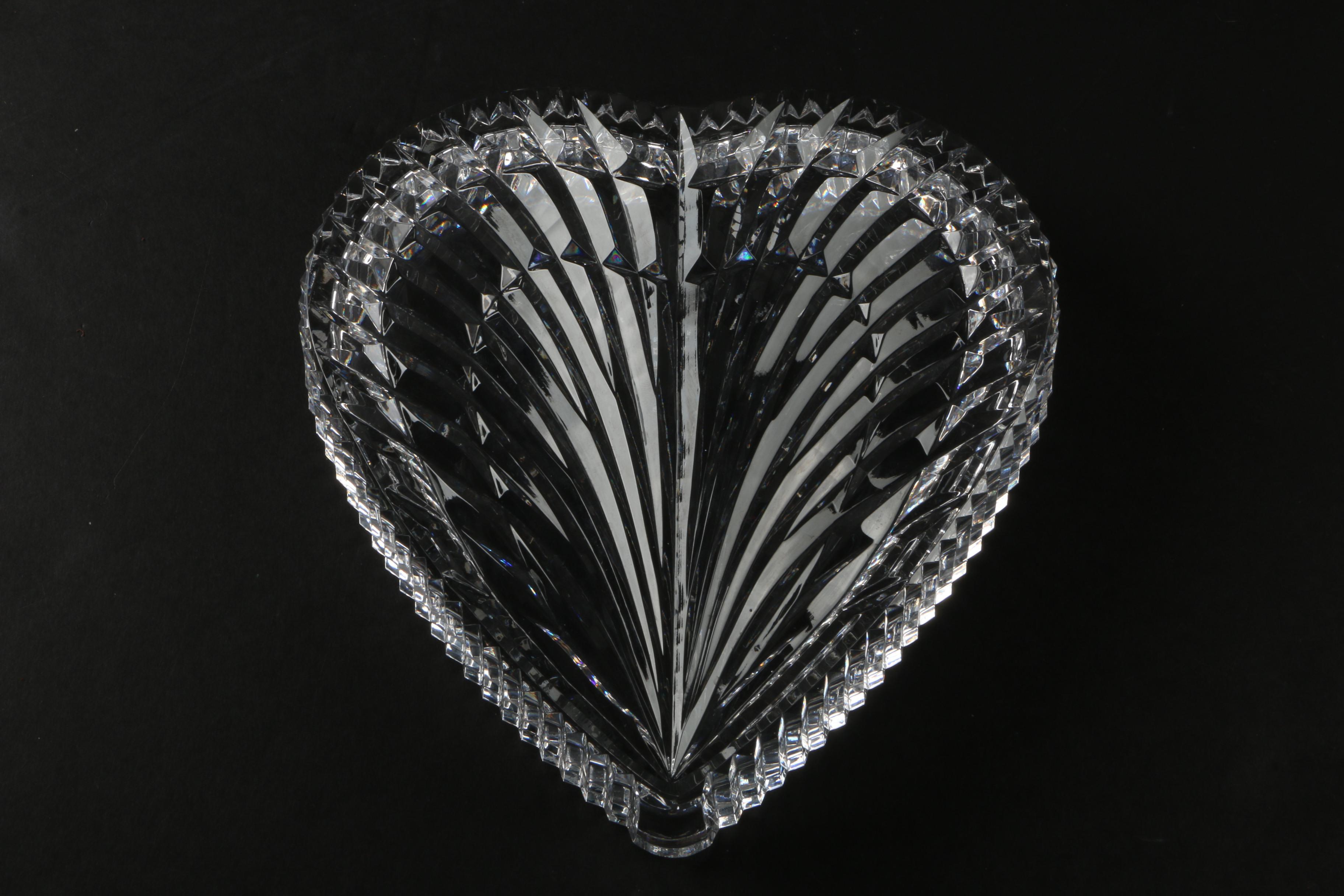 Waterford Crystal Heart Shaped Bowl