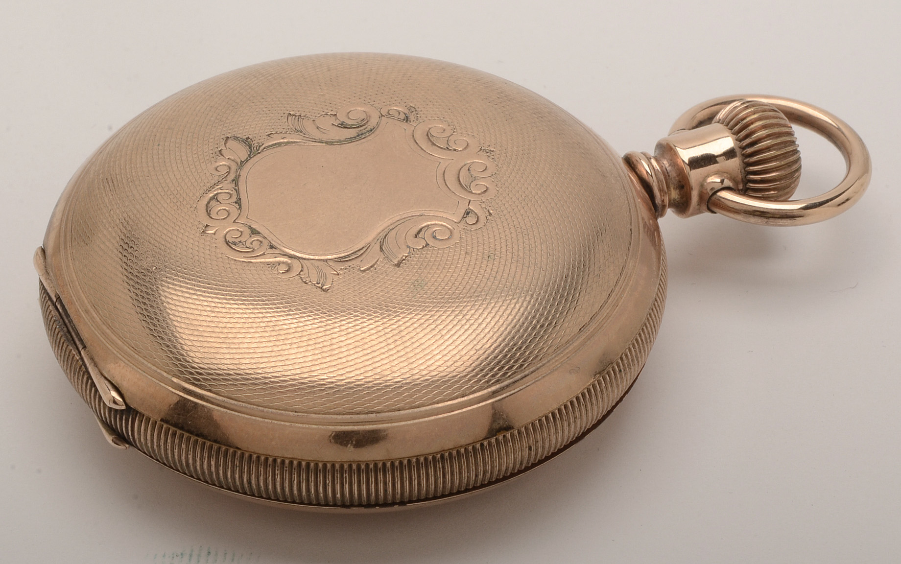 Antique Columbus Watch Co Gold Filled Full Hunter Pocket Watch