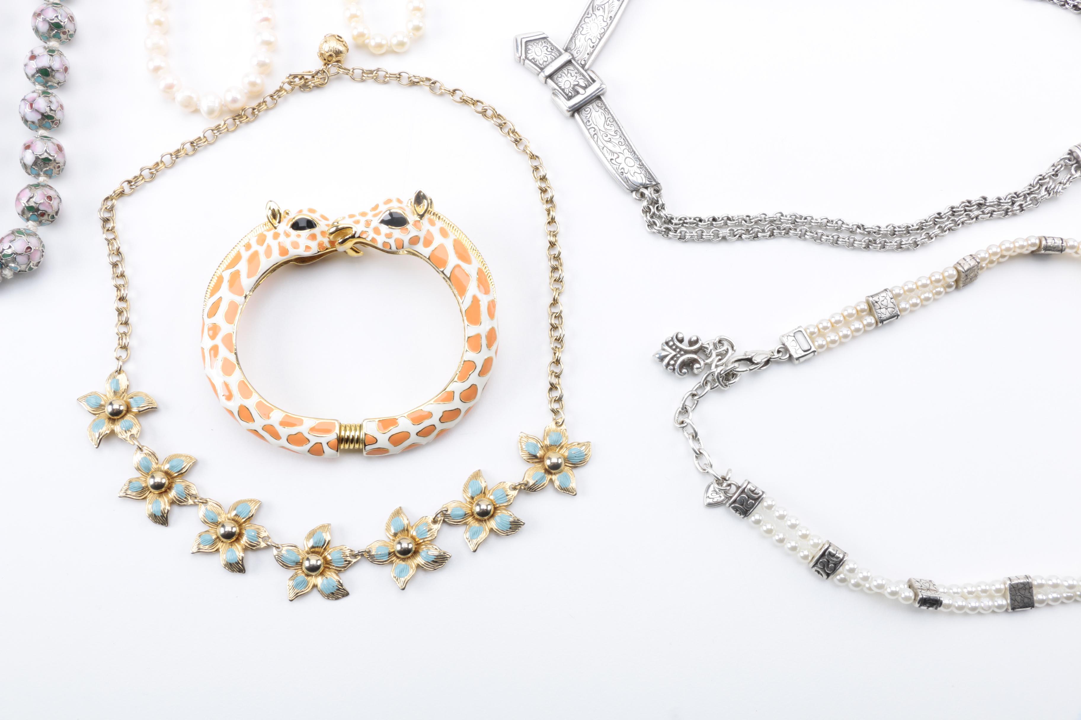 Assortment of Jewelry Including Lilly Pulitzer and Trifari