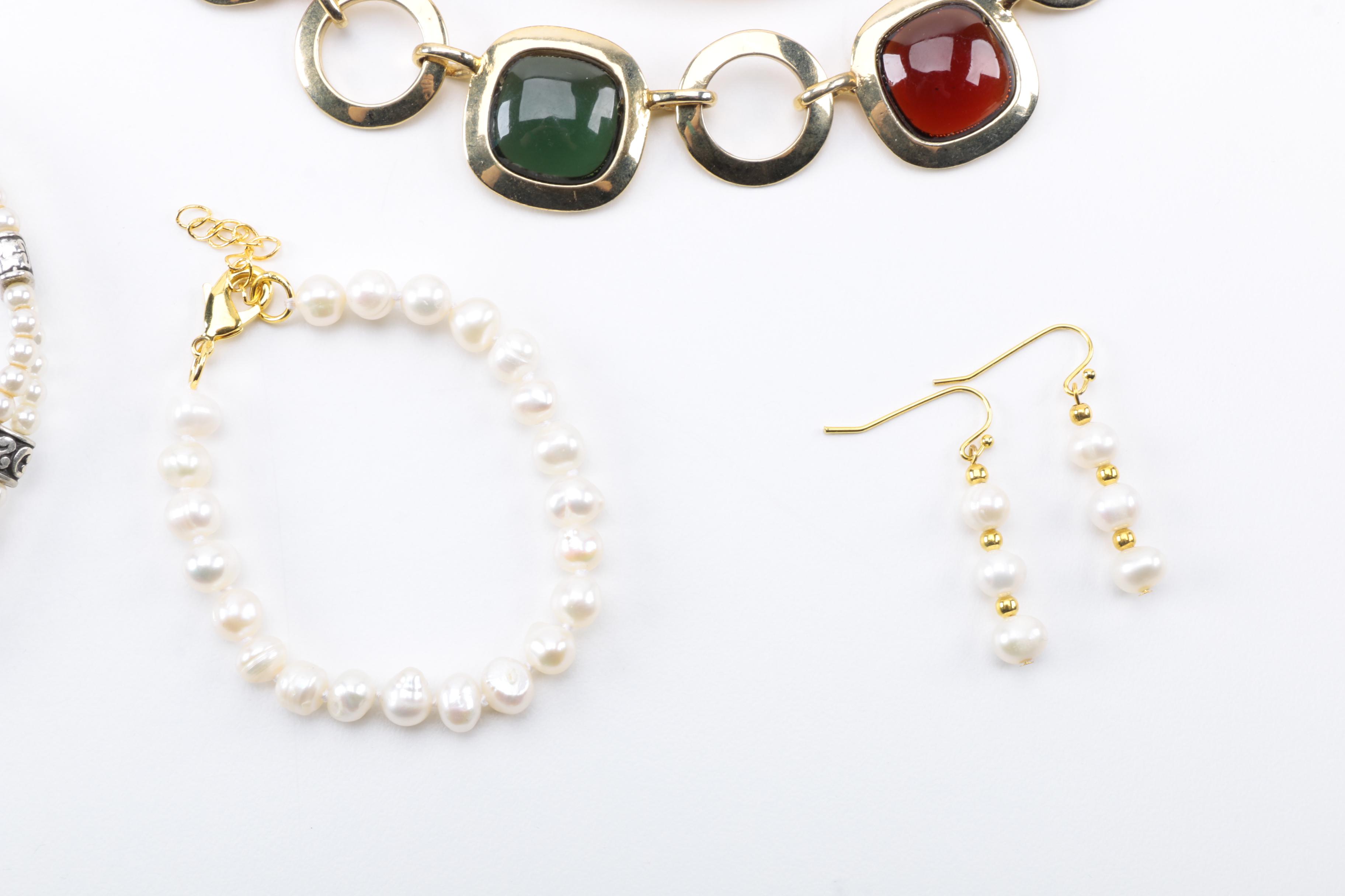 Assortment of Jewelry Including Lilly Pulitzer and Trifari