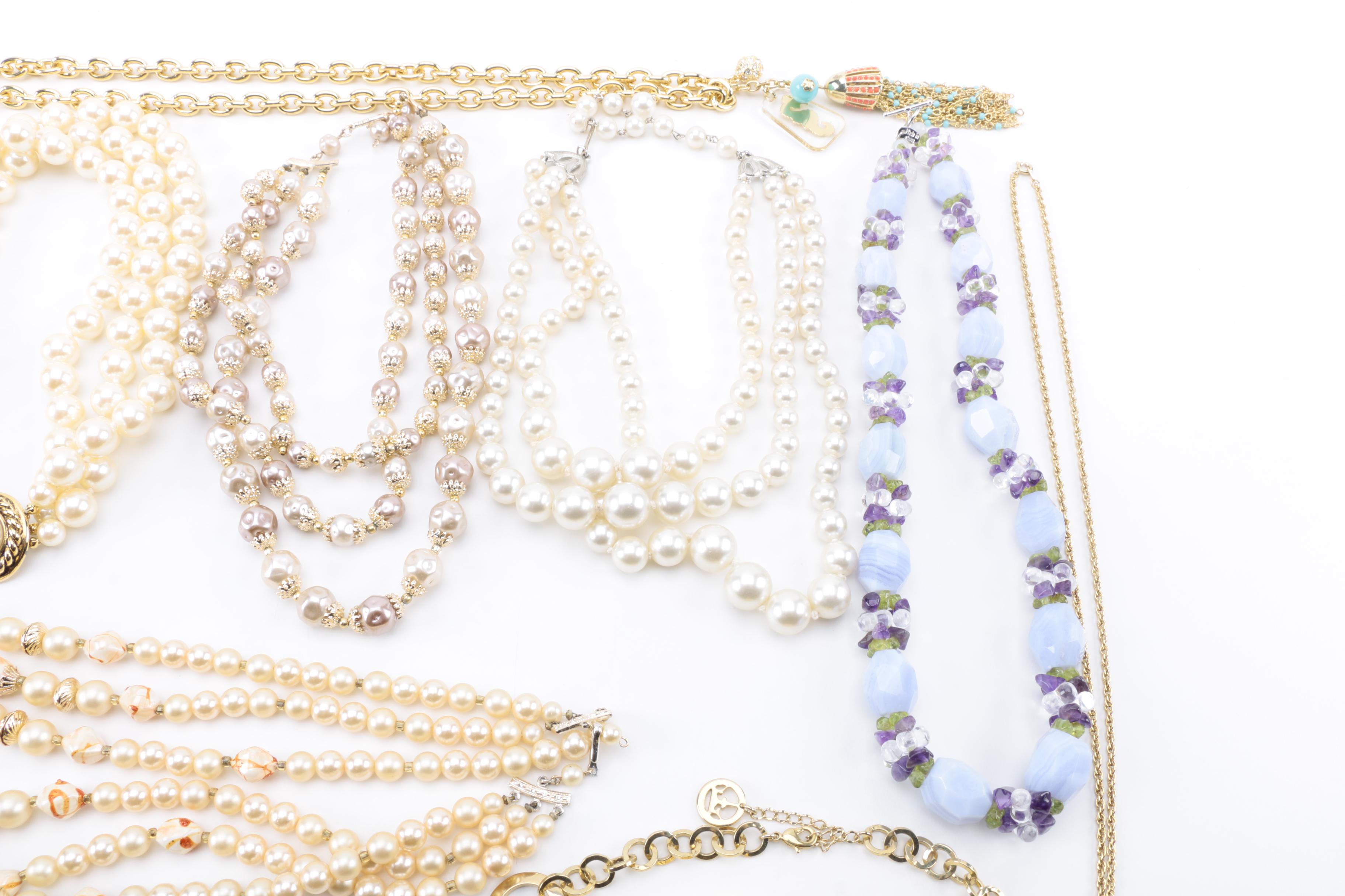 Assortment of Jewelry Including Lilly Pulitzer and Trifari