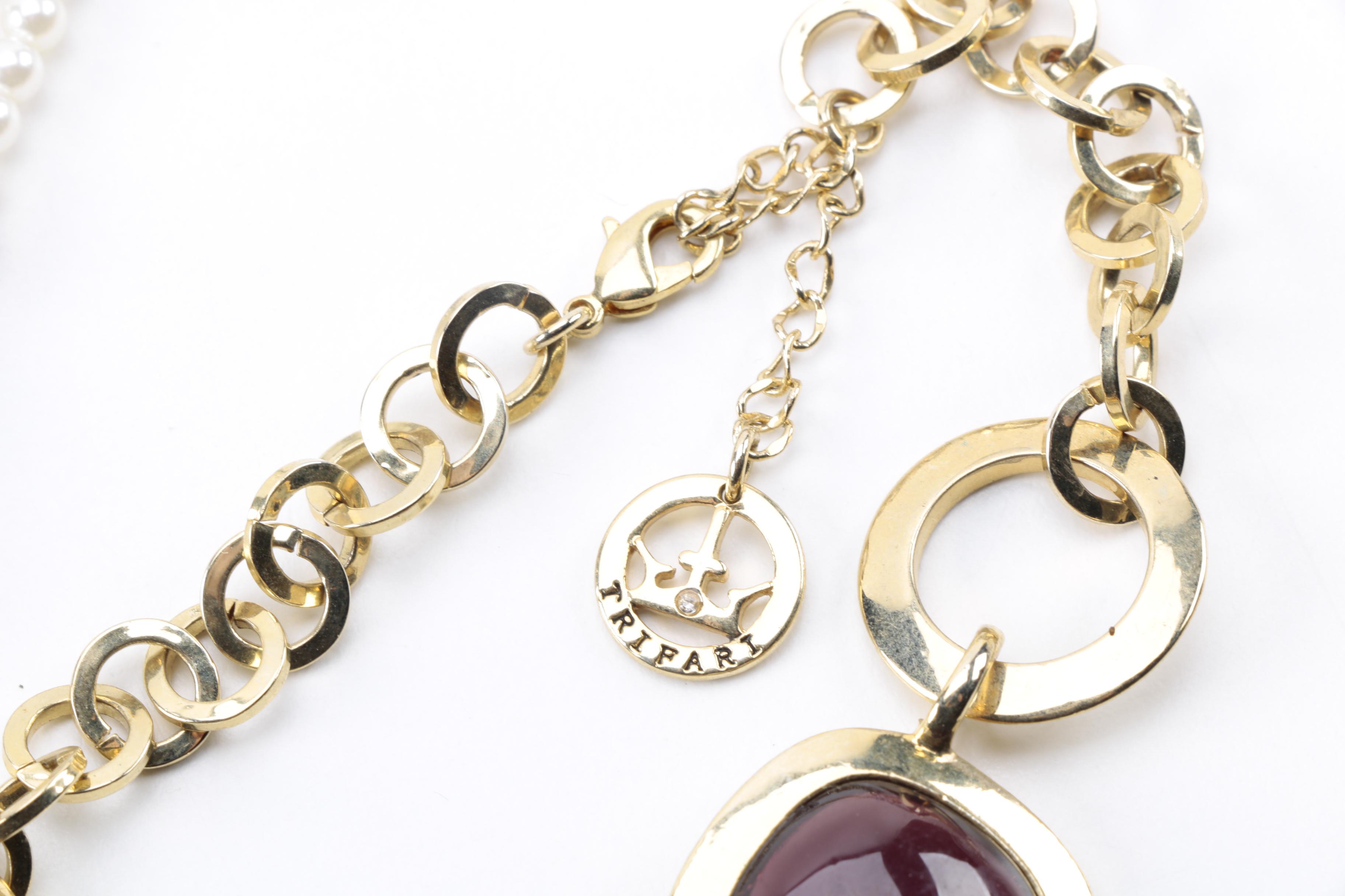 Assortment of Jewelry Including Lilly Pulitzer and Trifari