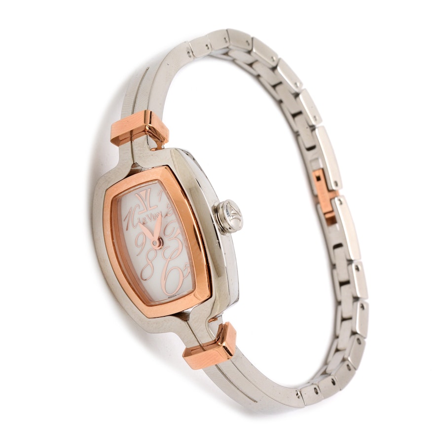Le Vian Two-Tone Stainless Steel Fashion Wristwatch