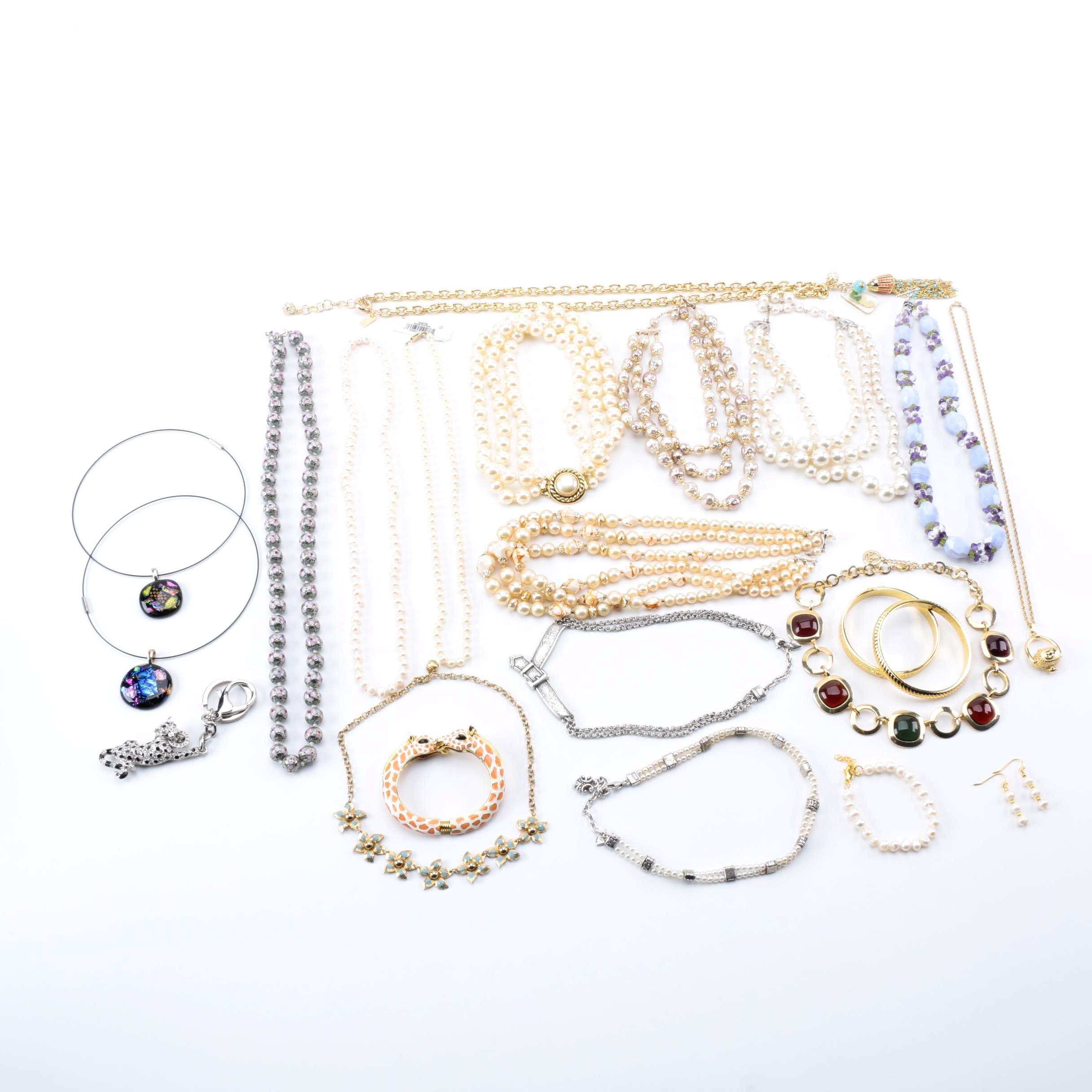 Assortment of Jewelry Including Lilly Pulitzer and Trifari