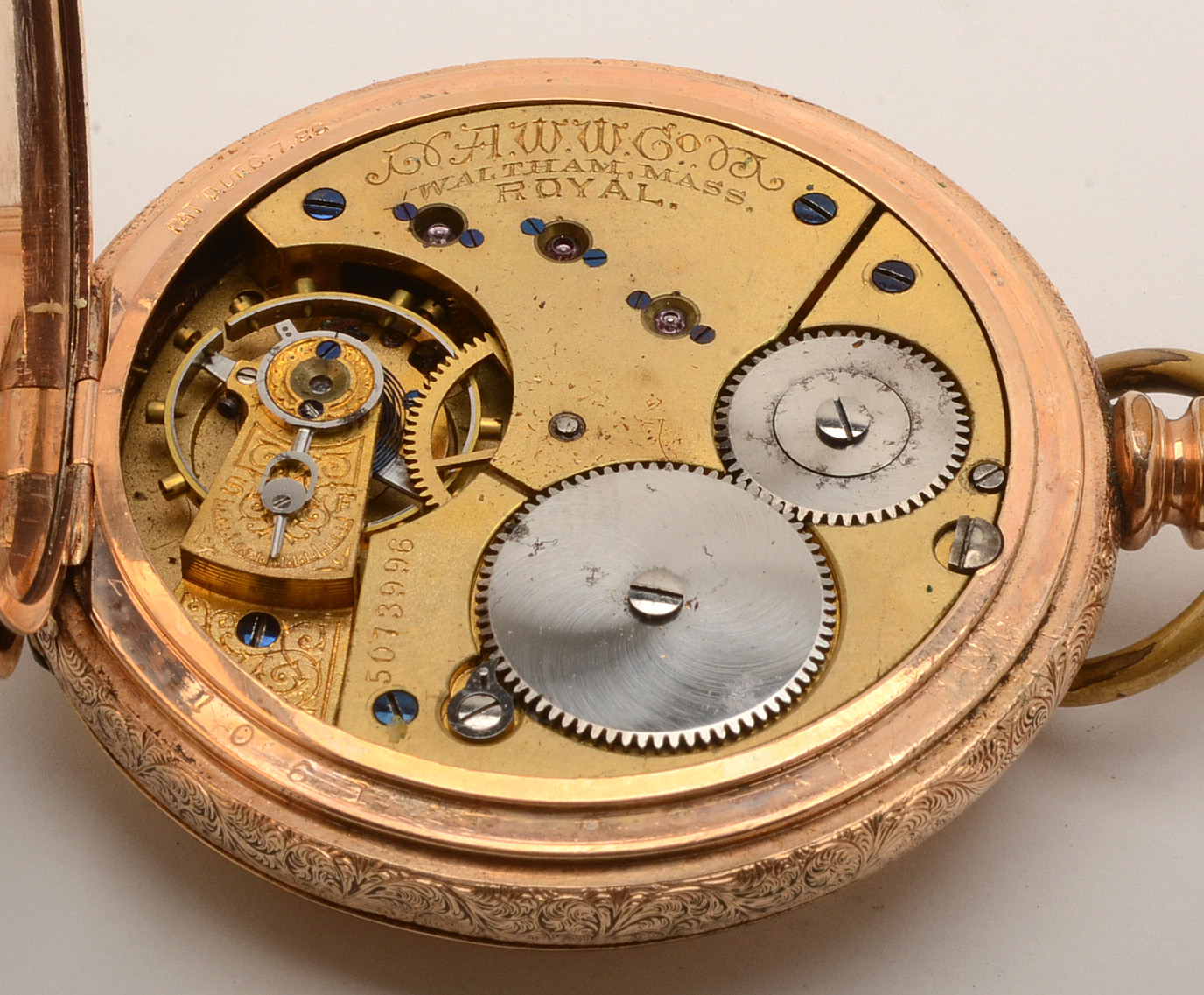 Antique Waltham Gold-Filled Pocket Watch